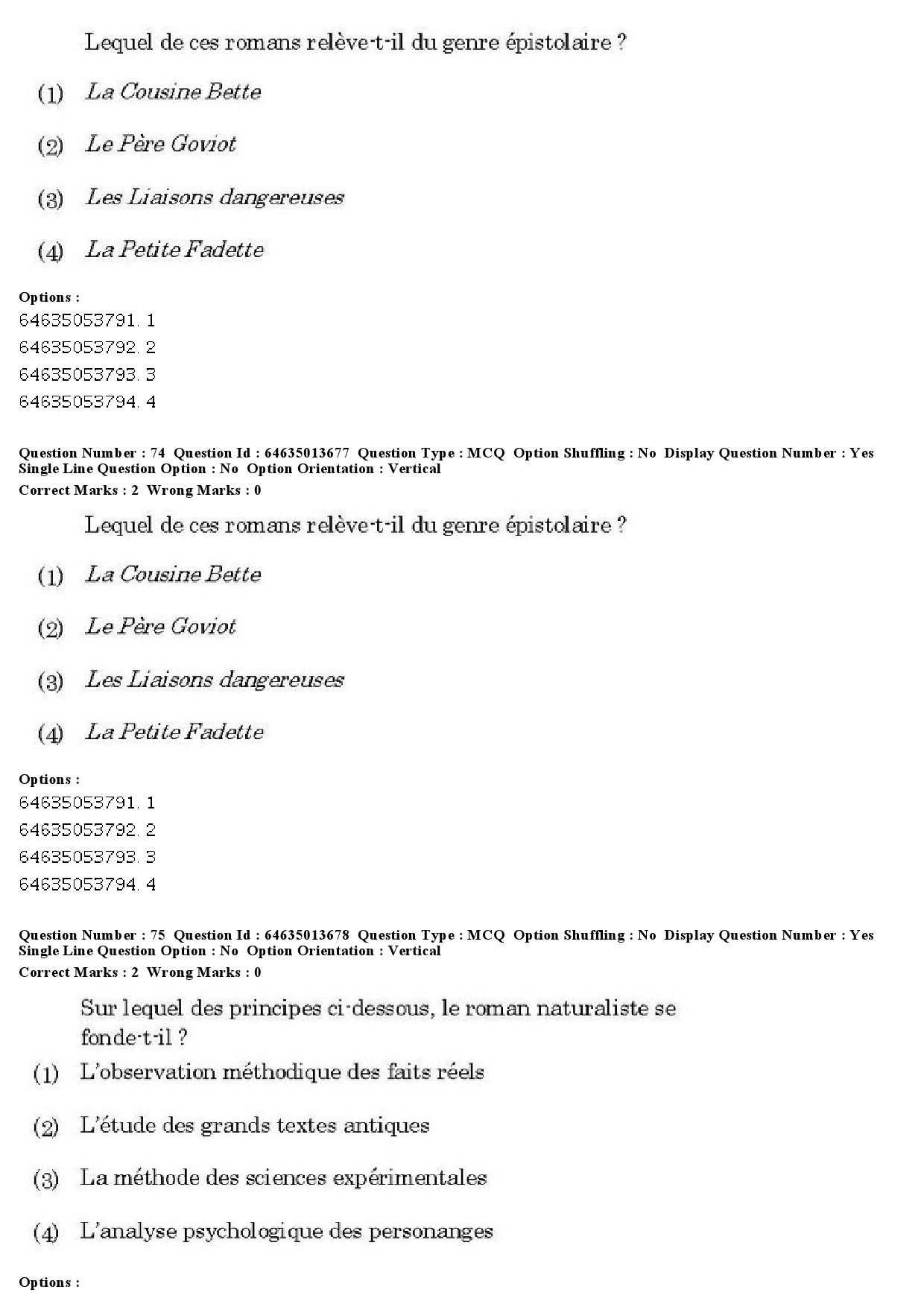 UGC NET French Question Paper June 2019 55