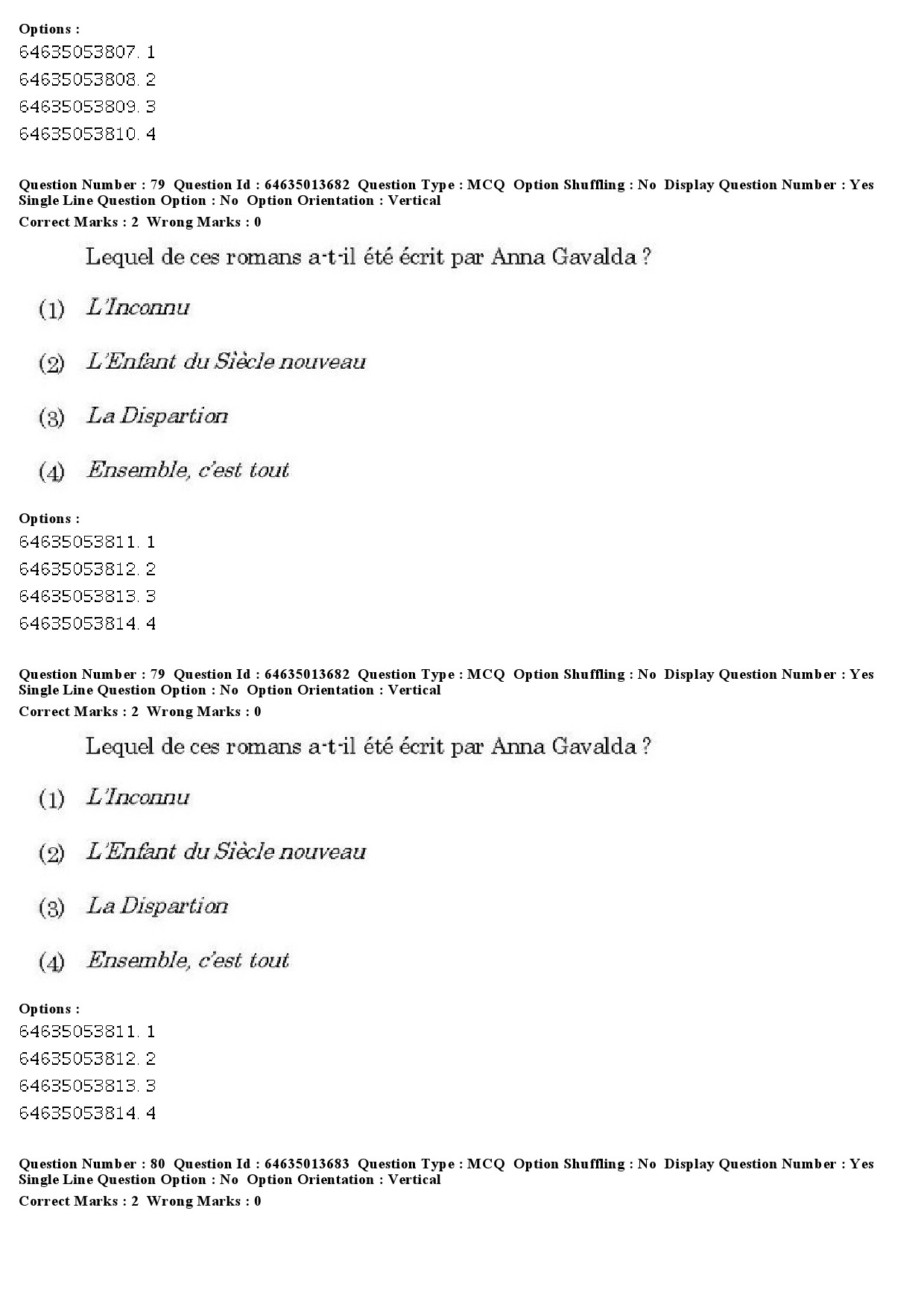 UGC NET French Question Paper June 2019 59