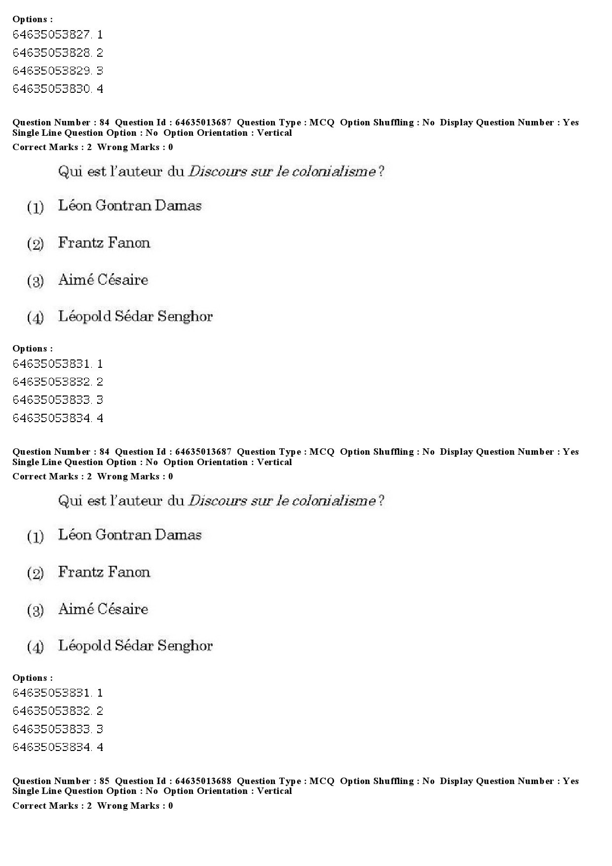 UGC NET French Question Paper June 2019 63