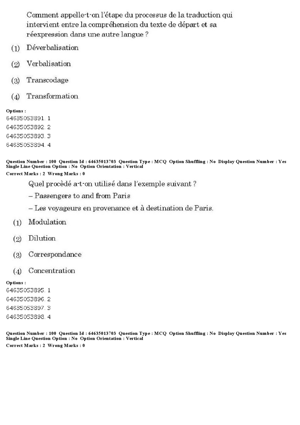 UGC NET French Question Paper June 2019 77