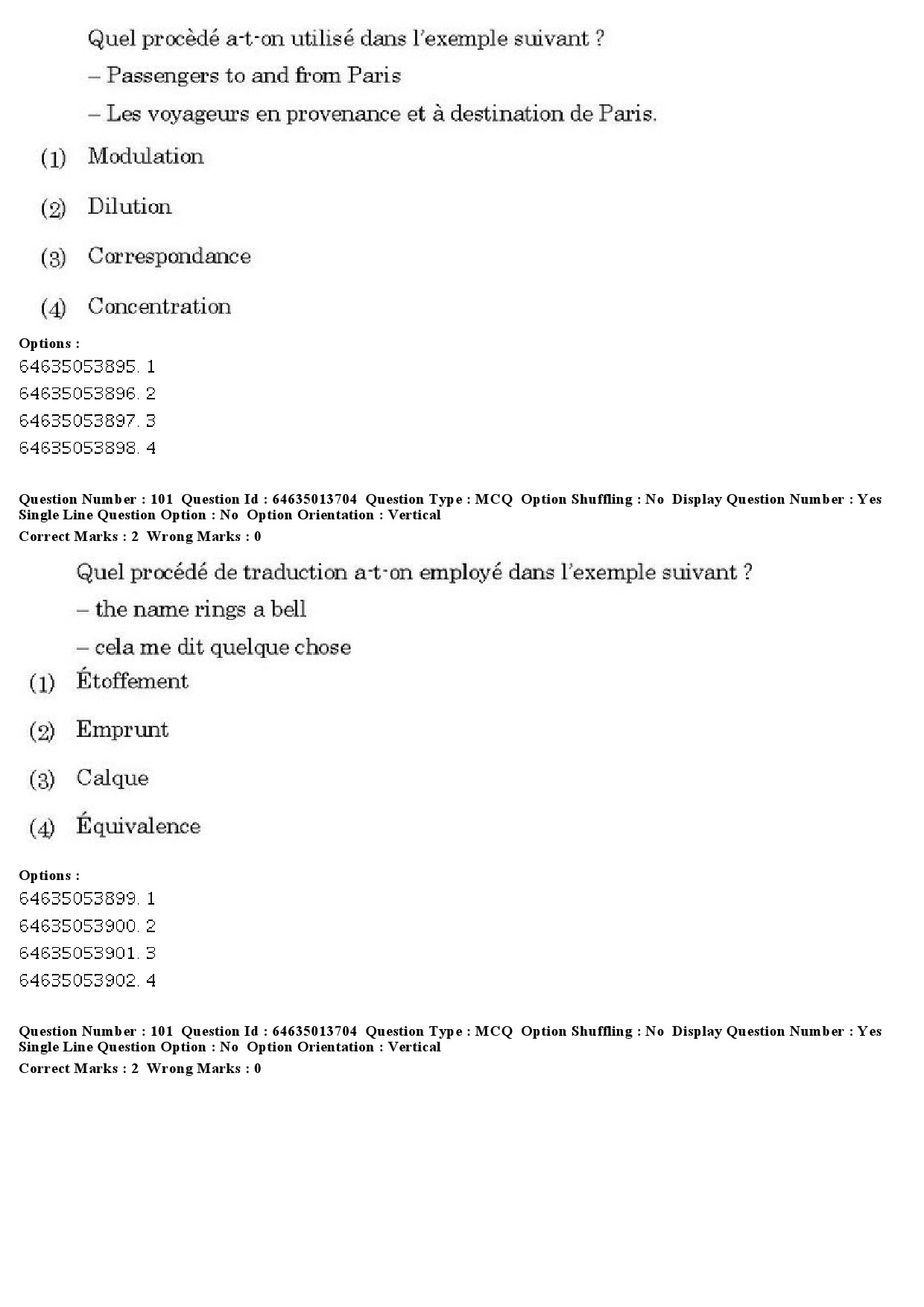 UGC NET French Question Paper June 2019 78