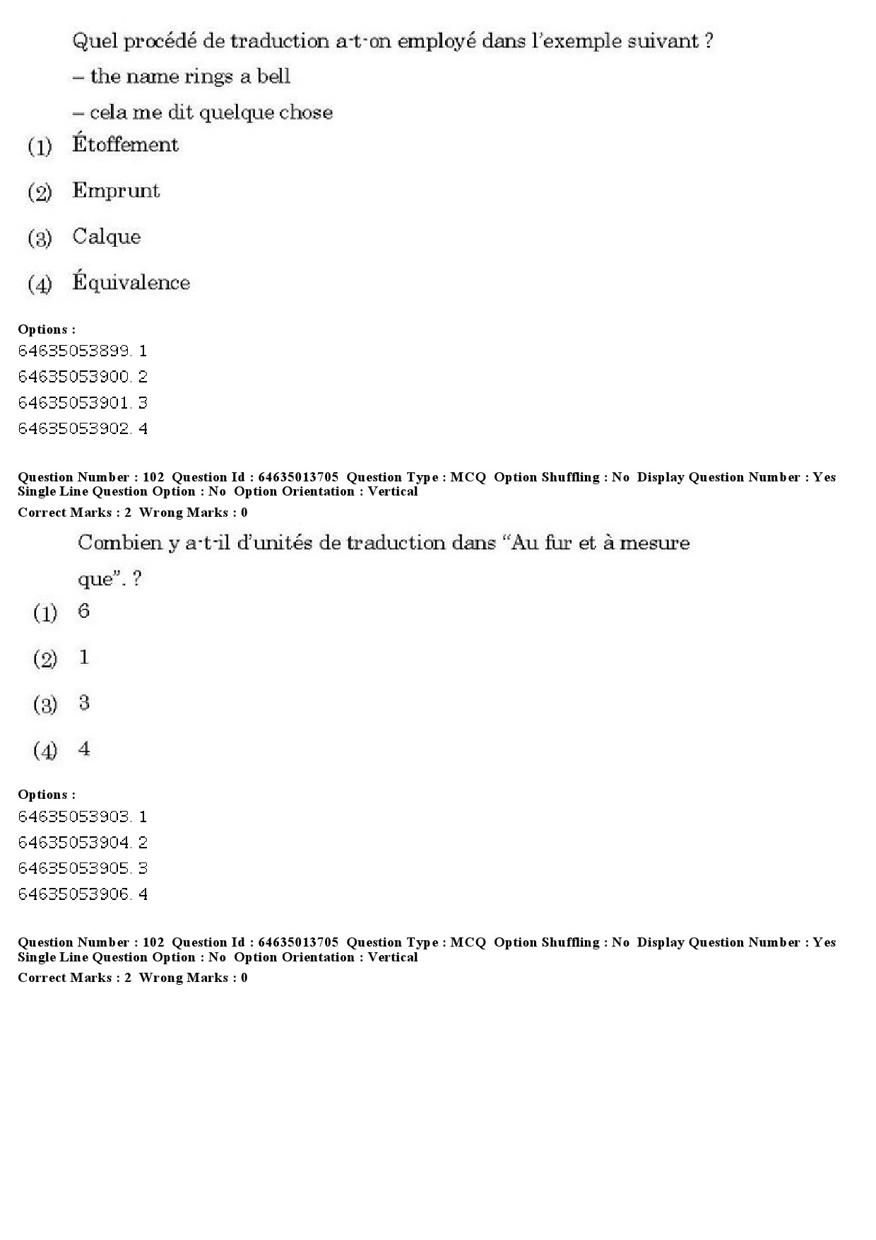 UGC NET French Question Paper June 2019 79