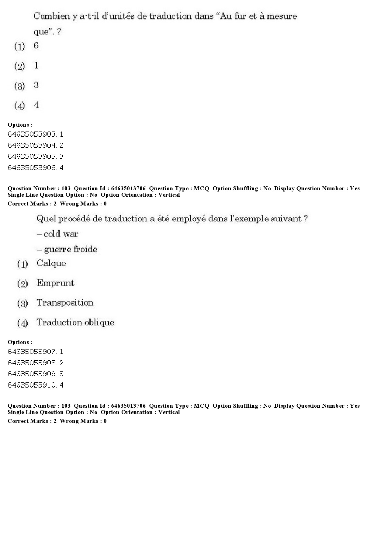 UGC NET French Question Paper June 2019 80