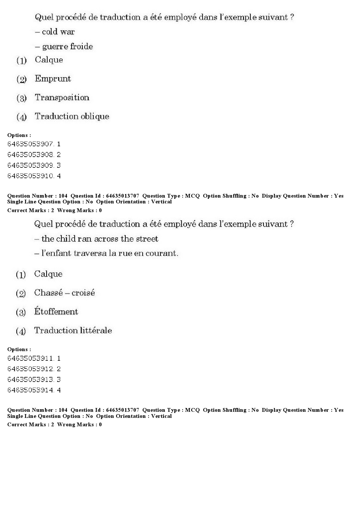 UGC NET French Question Paper June 2019 81