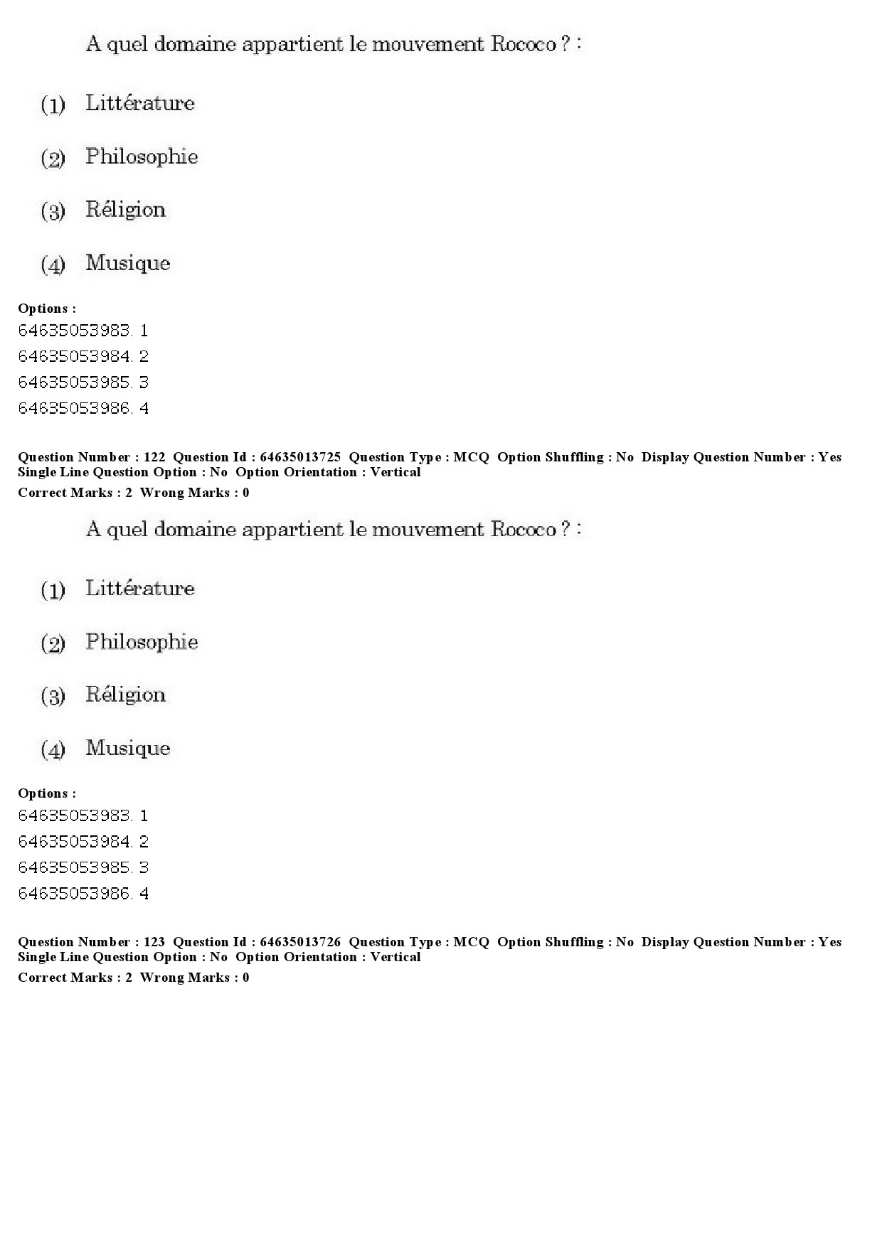 UGC NET French Question Paper June 2019 99