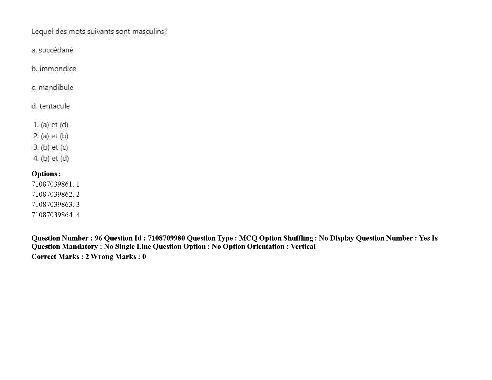 UGC NET French Question Paper September 2020 128