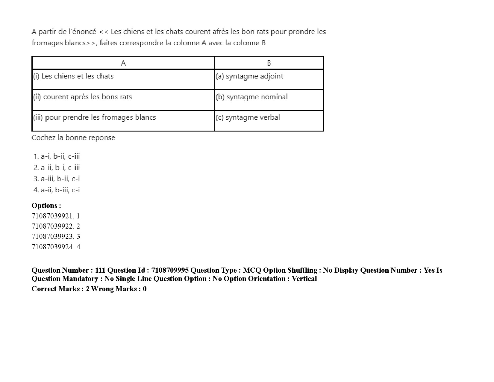 UGC NET French Question Paper September 2020 157