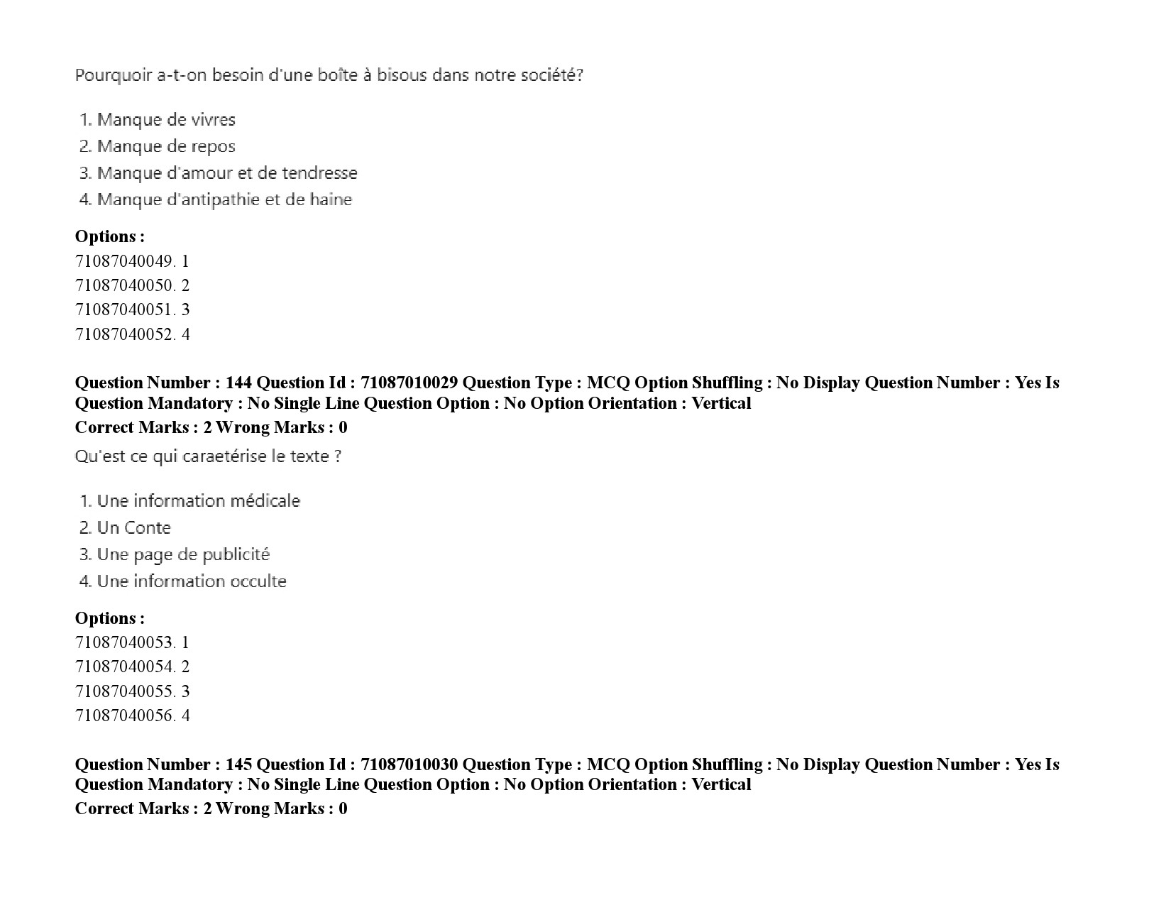 UGC NET French Question Paper September 2020 219