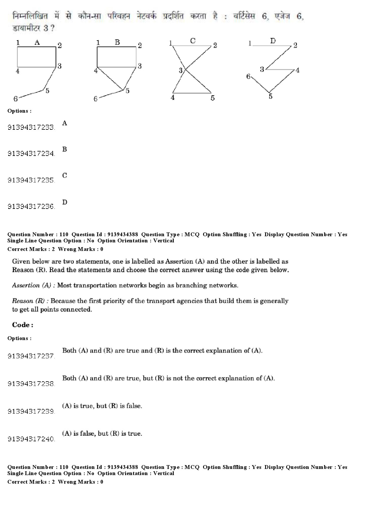 UGC NET Geography Question Paper December 2018 101