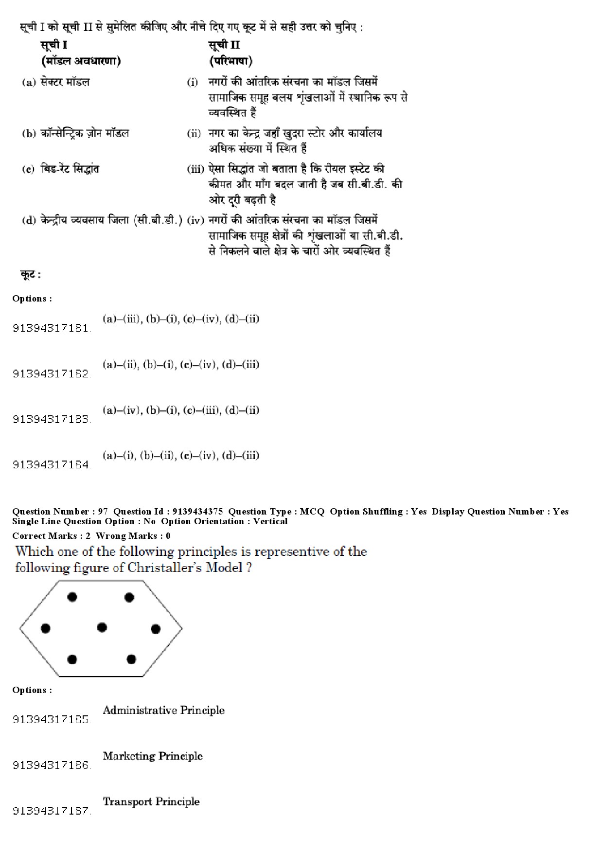 UGC NET Geography Question Paper December 2018 89