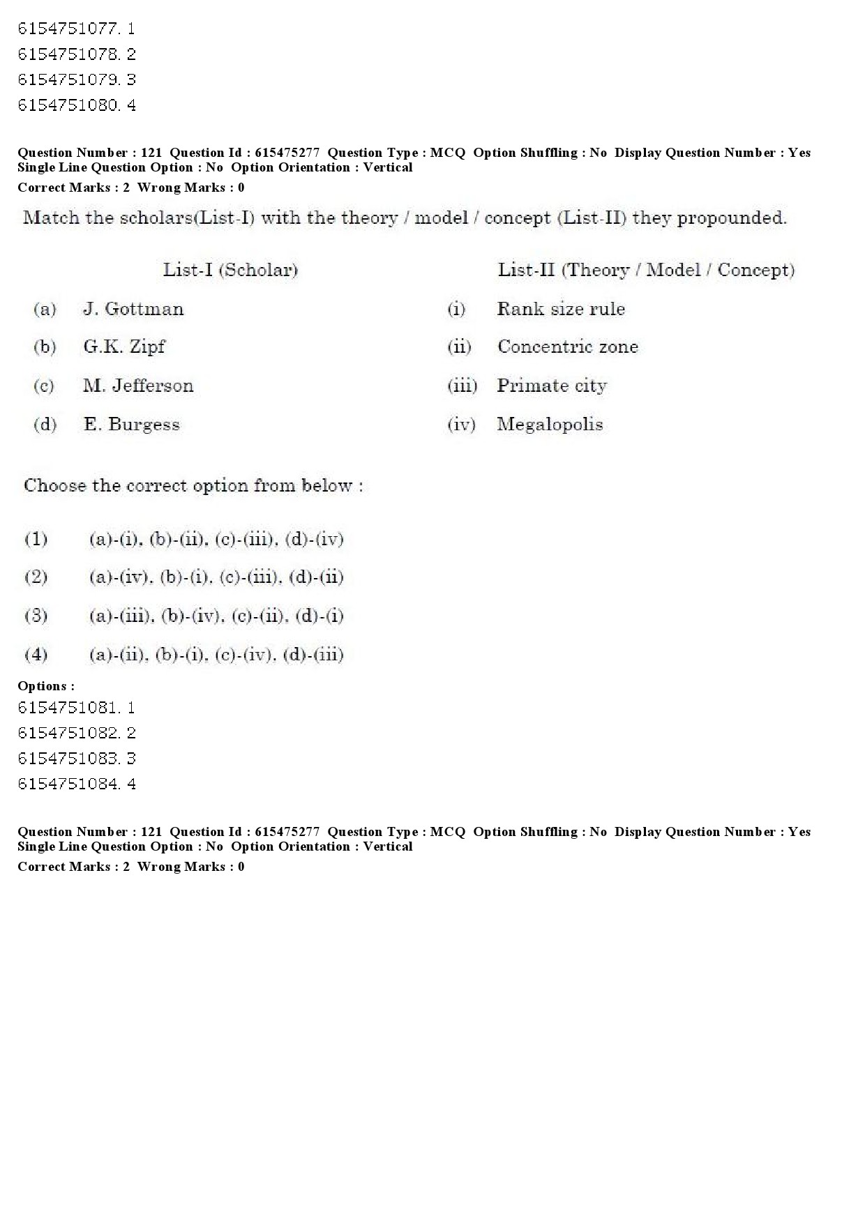 UGC NET Geography Question Paper December 2019 101