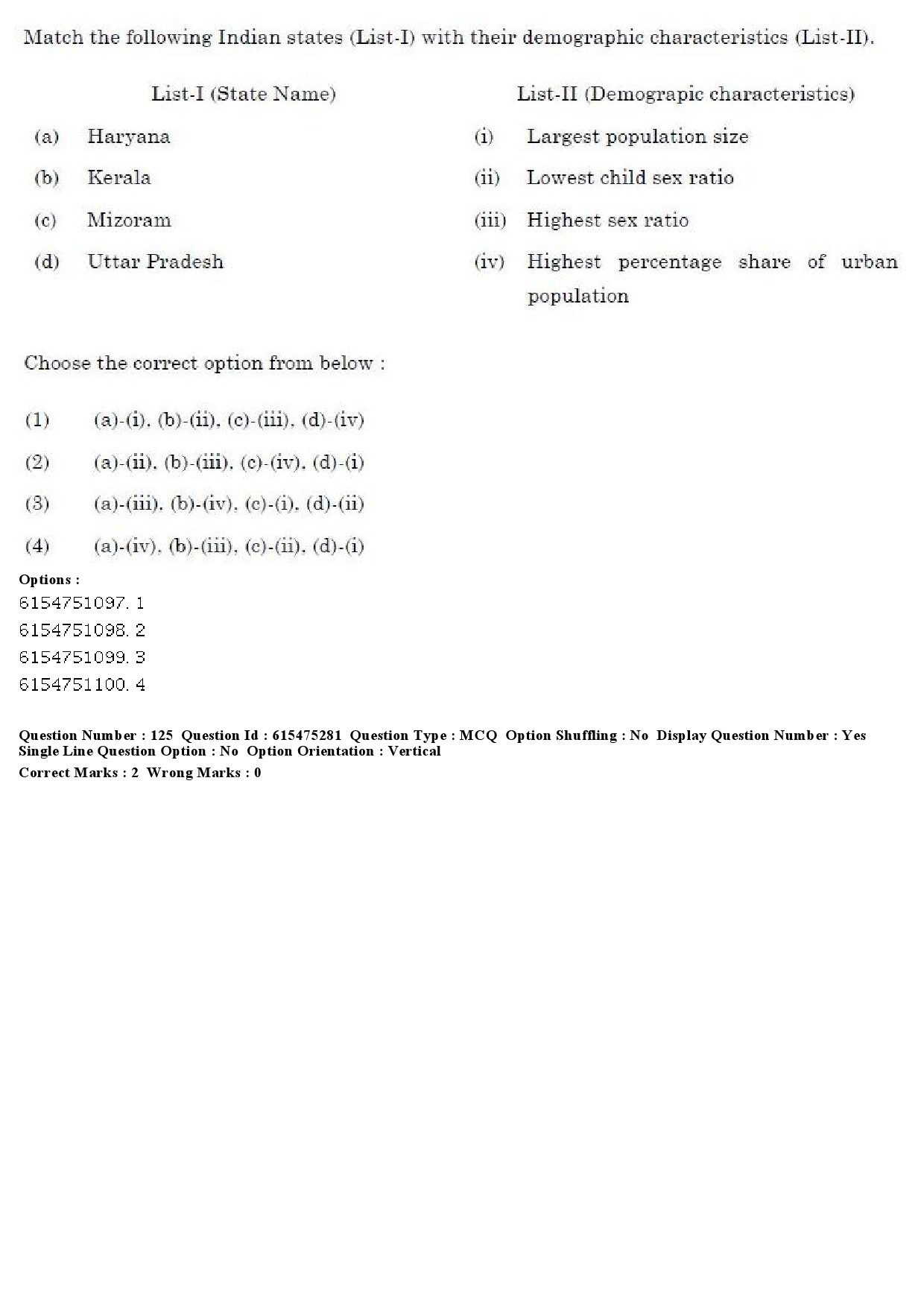 UGC NET Geography Question Paper December 2019 109