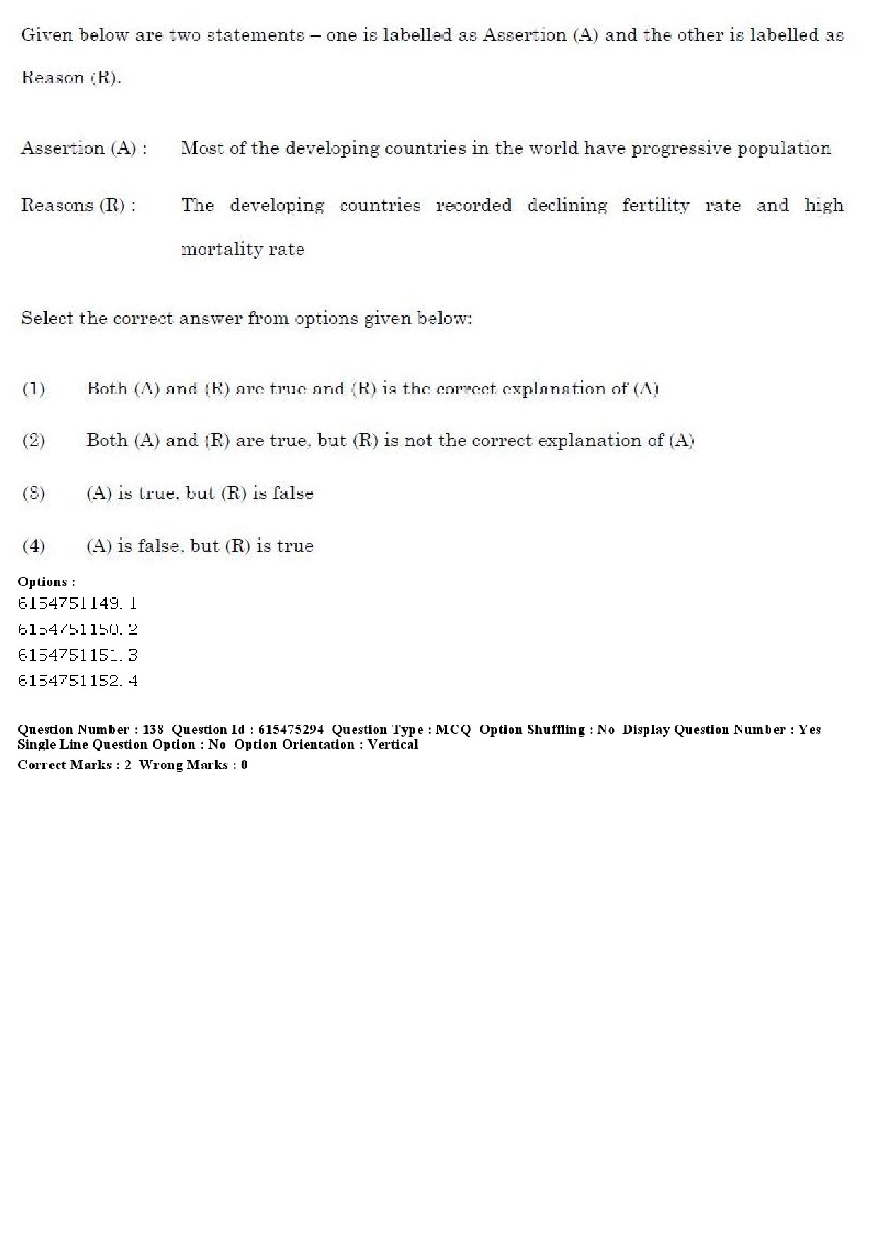 UGC NET Geography Question Paper December 2019 123