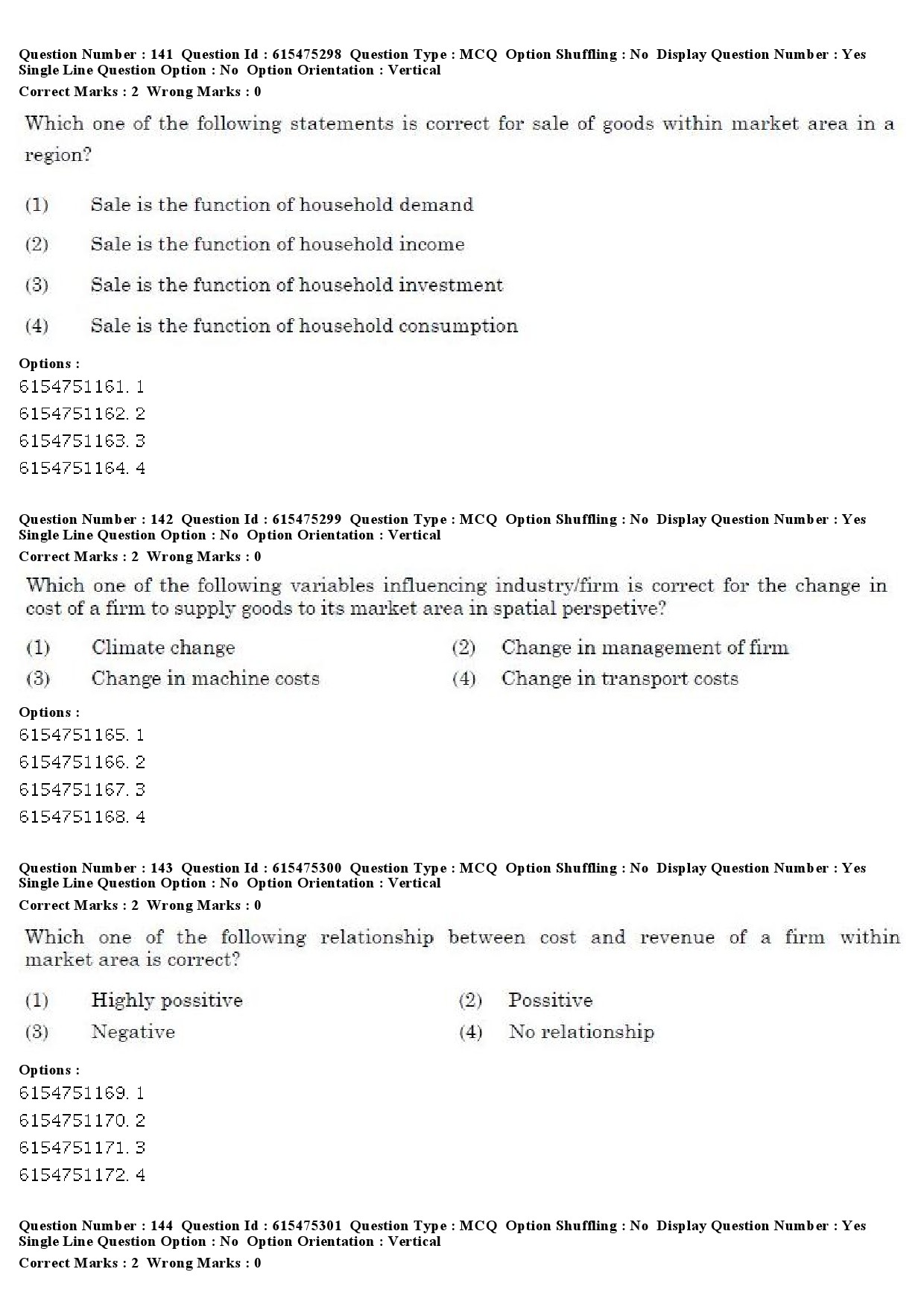 UGC NET Geography Question Paper December 2019 129