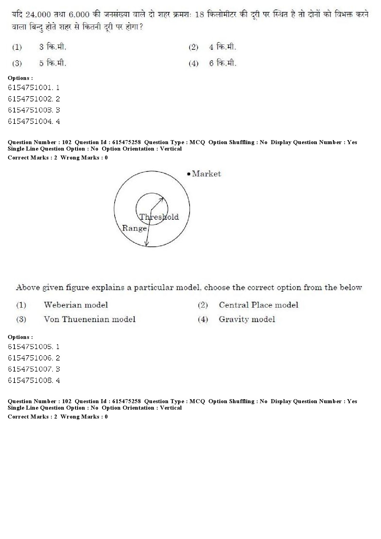 UGC NET Geography Question Paper December 2019 81