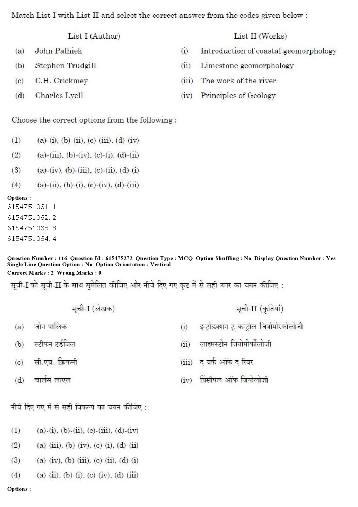 UGC NET Geography Question Paper December 2019 94