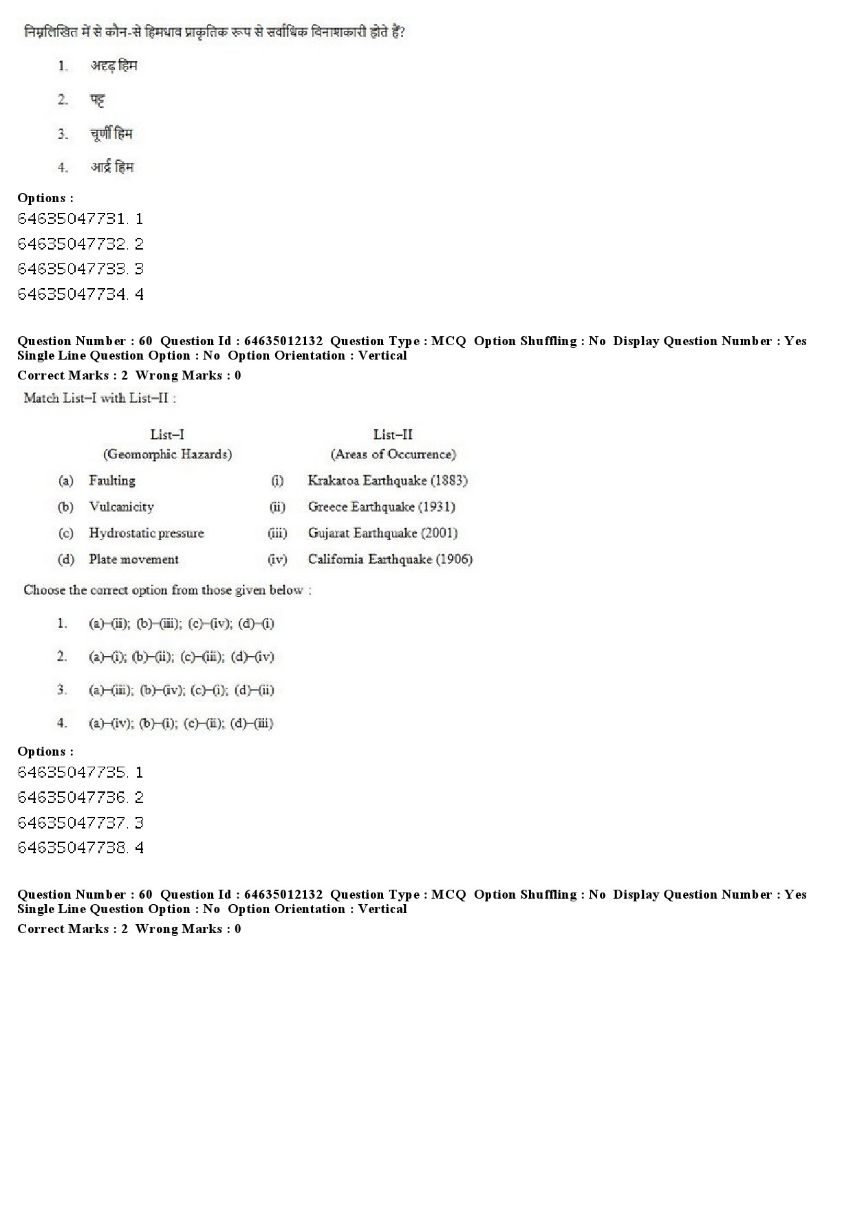 UGC NET Geography Question Paper June 2019 42