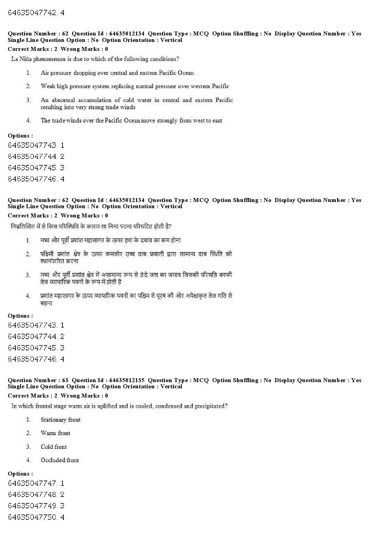 UGC NET Geography Question Paper June 2019 44