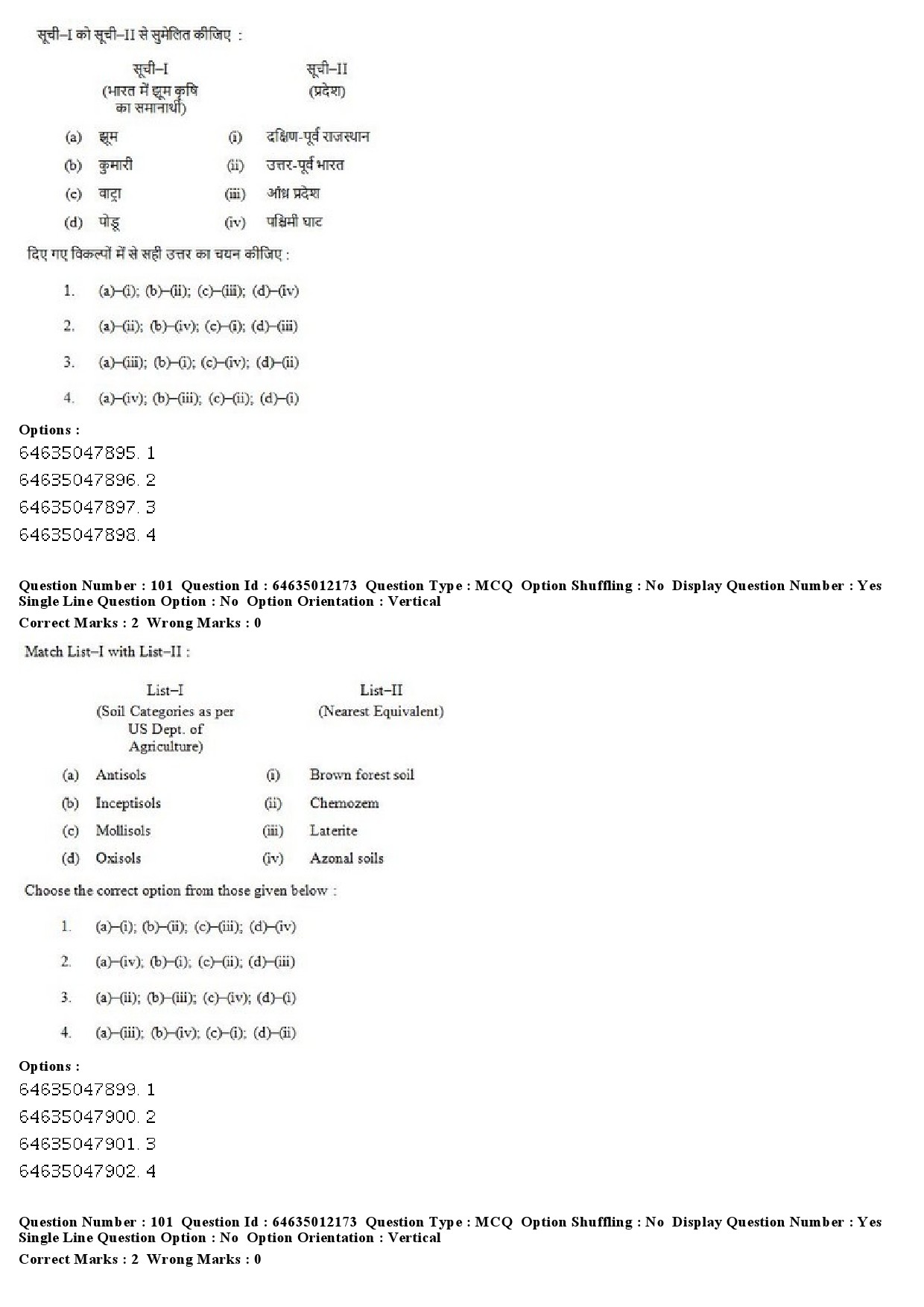 UGC NET Geography Question Paper June 2019 73