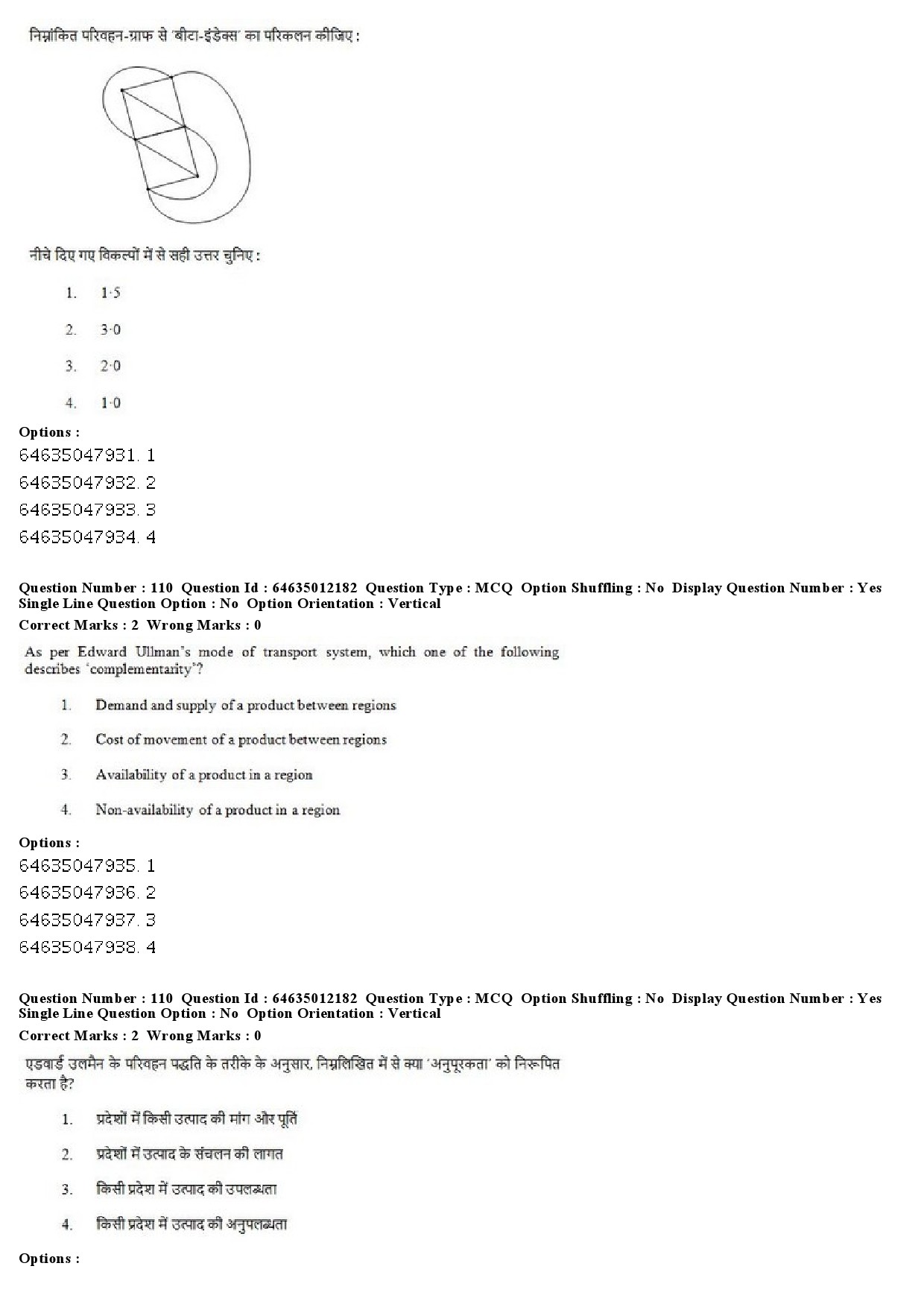 UGC NET Geography Question Paper June 2019 80