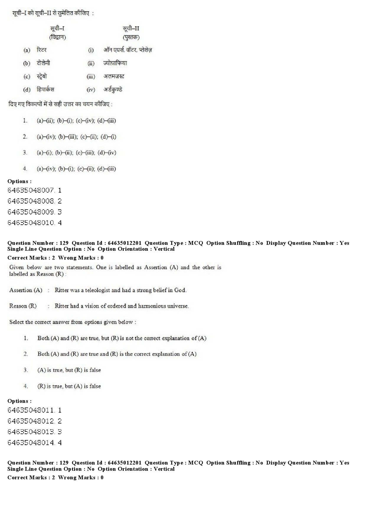 UGC NET Geography Question Paper June 2019 94