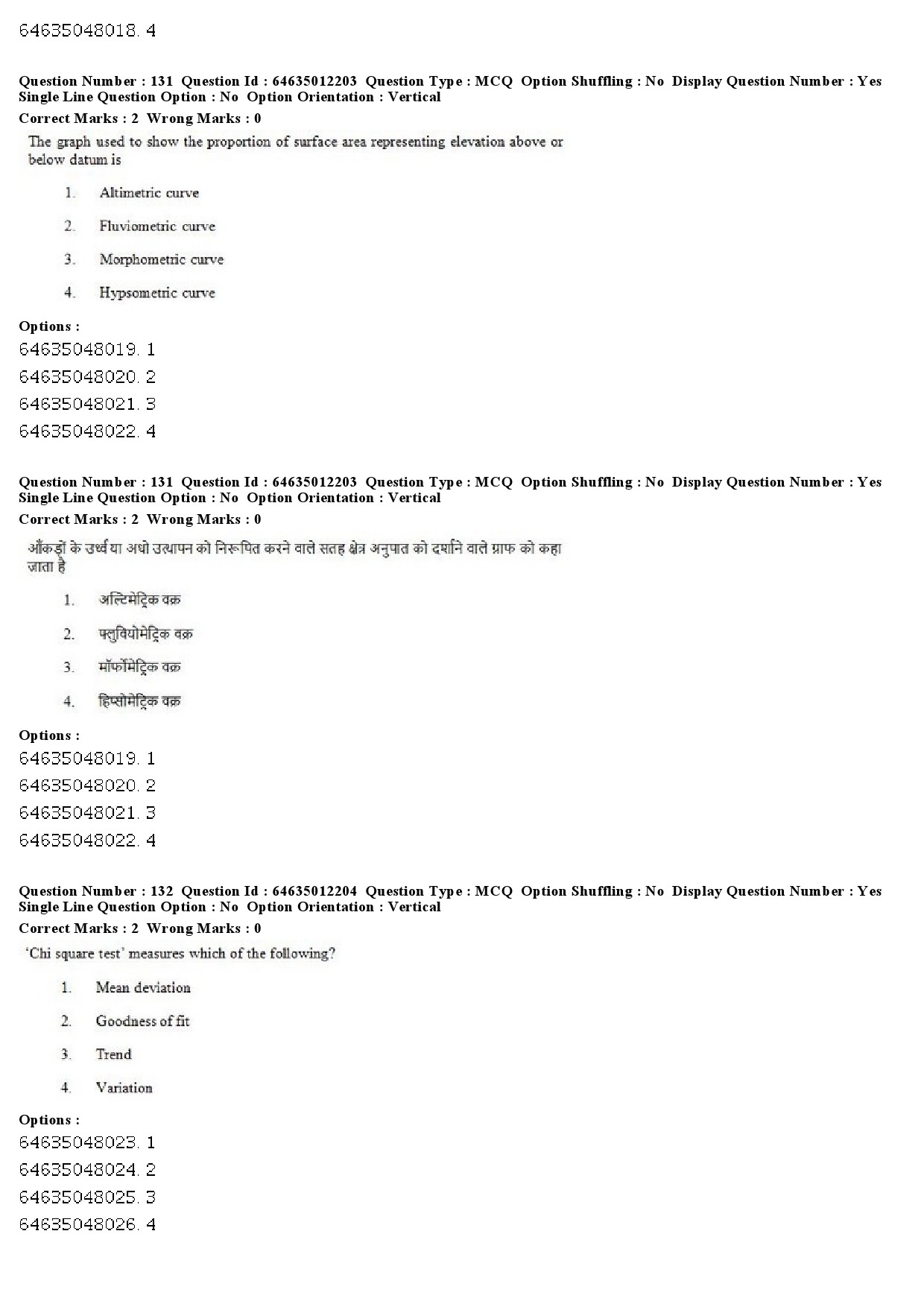 UGC NET Geography Question Paper June 2019 96