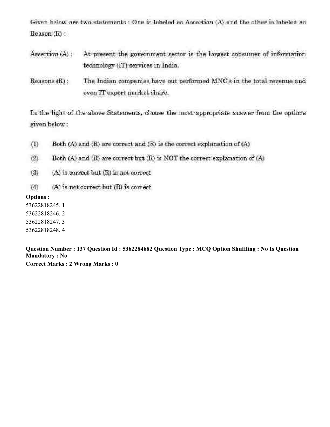 UGC NET Geography Question Paper September 2020 140