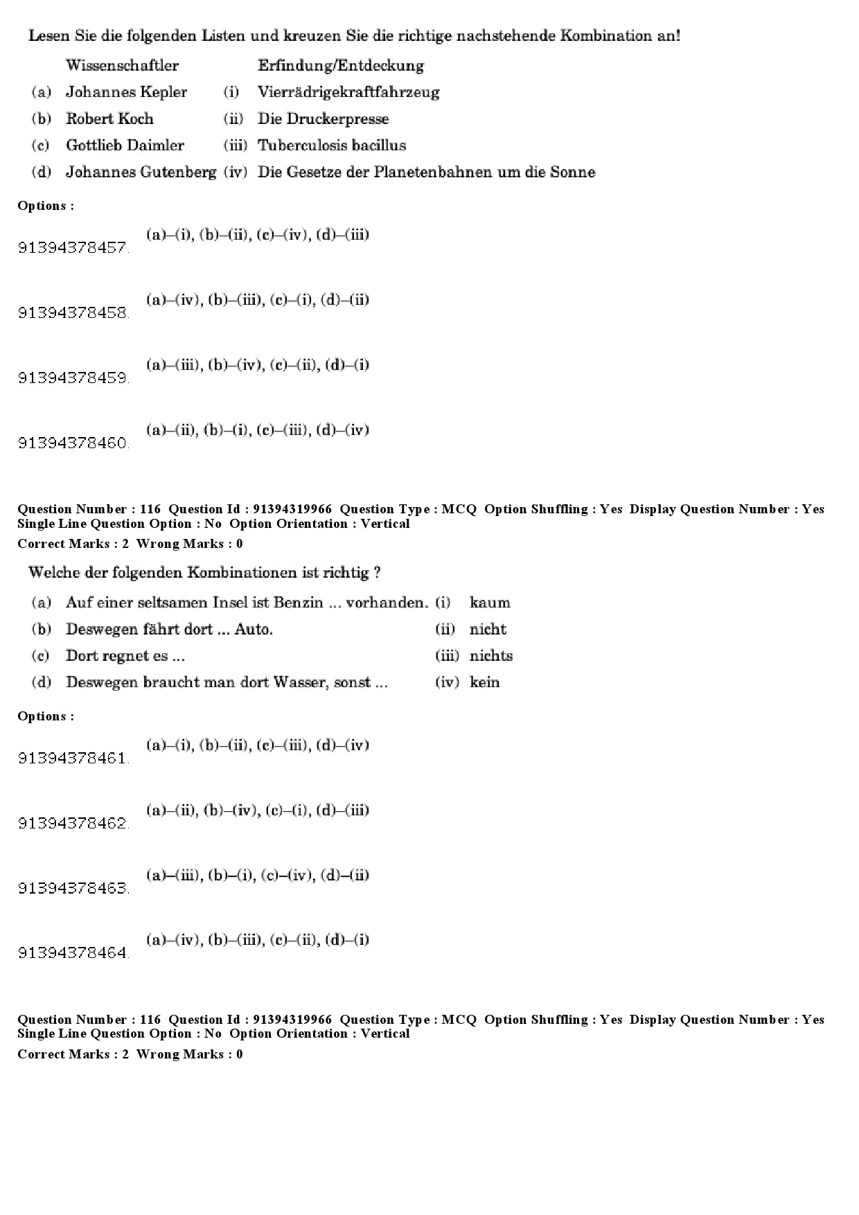 UGC NET German Question Paper December 2018 101