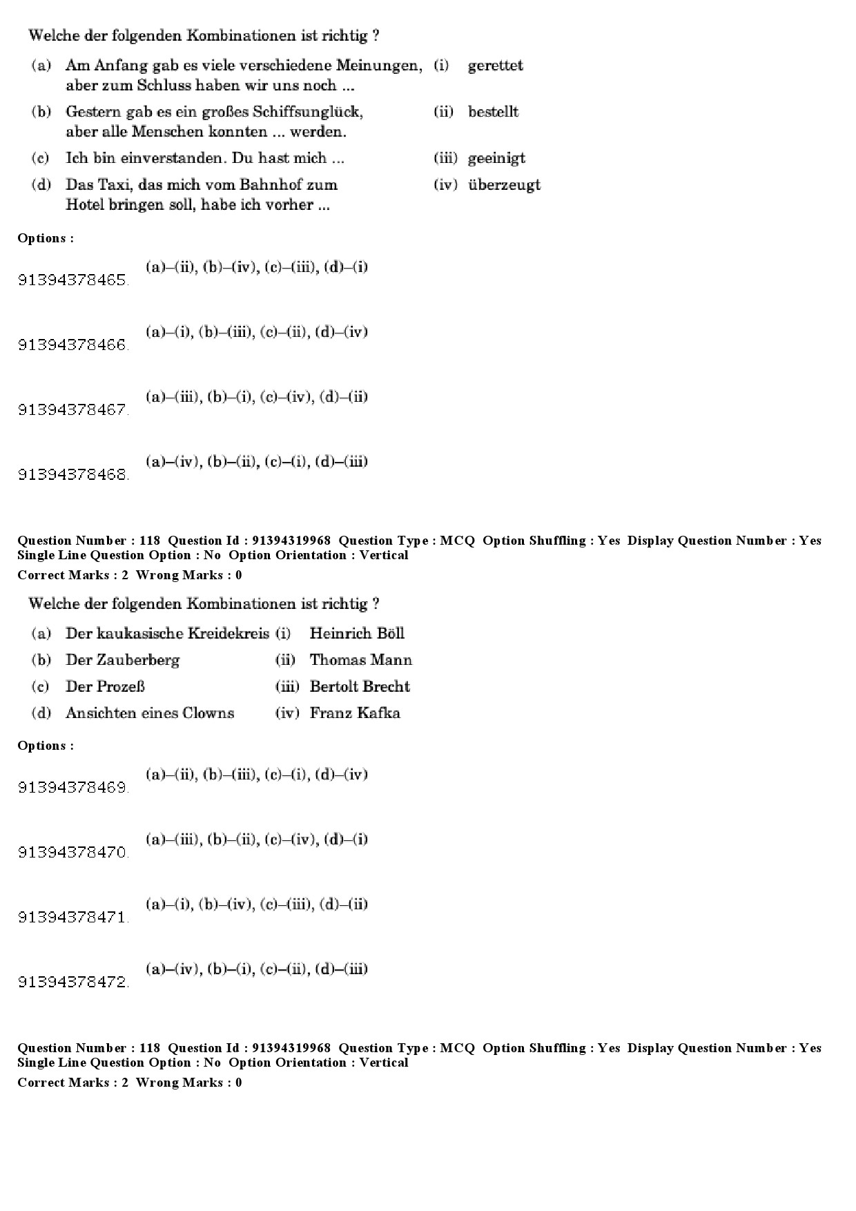 UGC NET German Question Paper December 2018 103