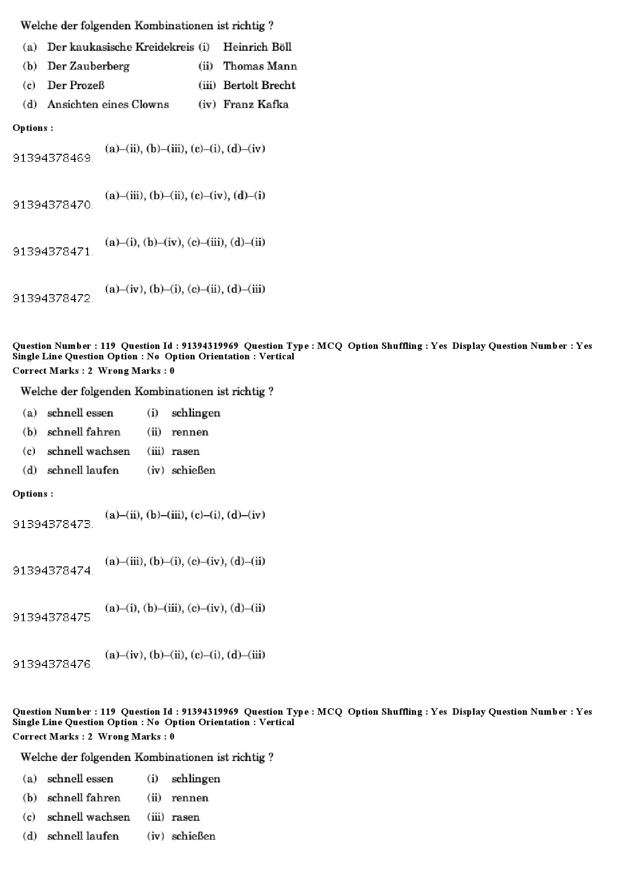 UGC NET German Question Paper December 2018 104