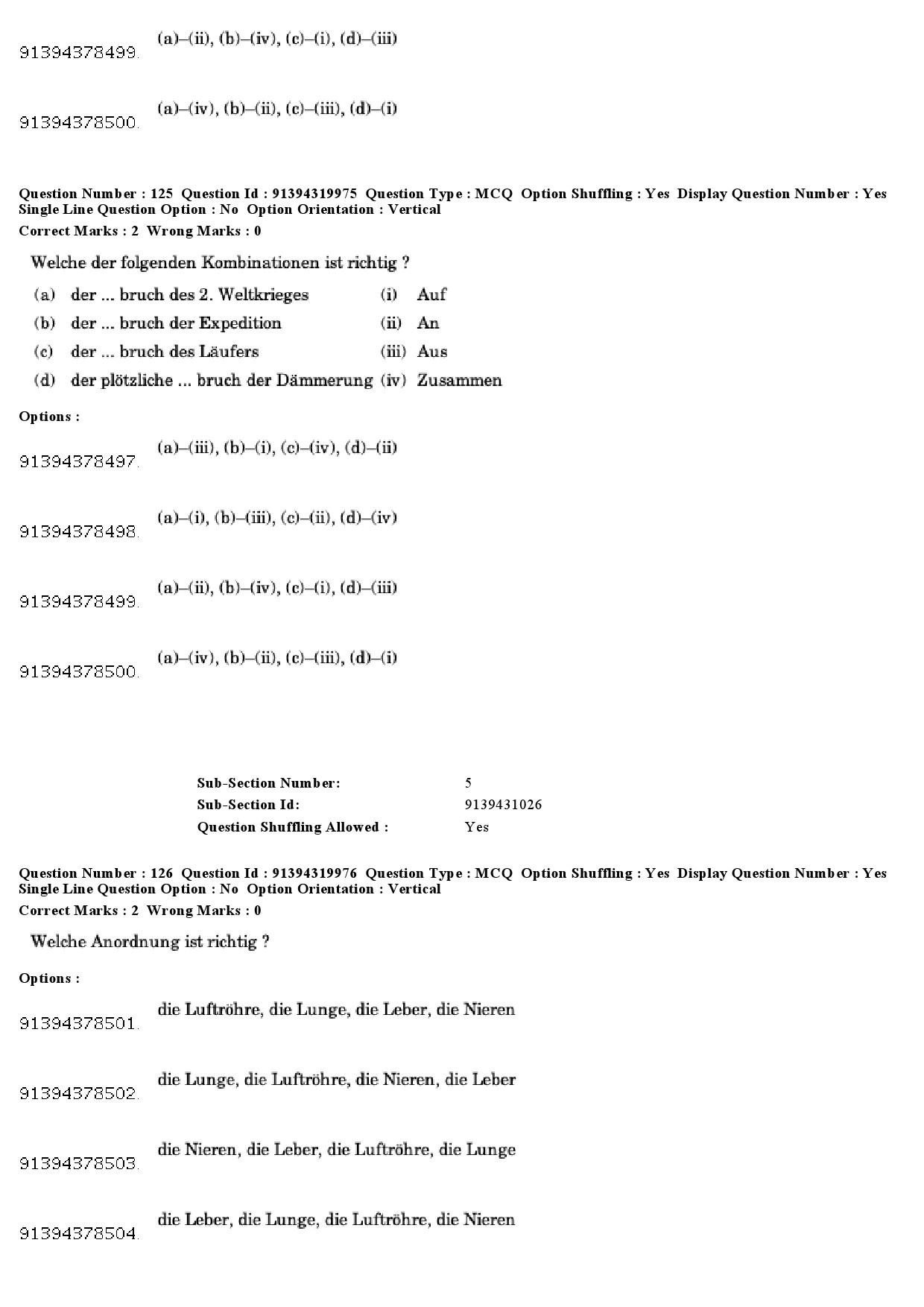 UGC NET German Question Paper December 2018 110