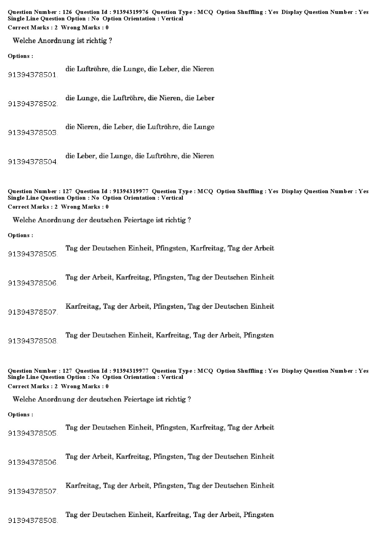 UGC NET German Question Paper December 2018 111