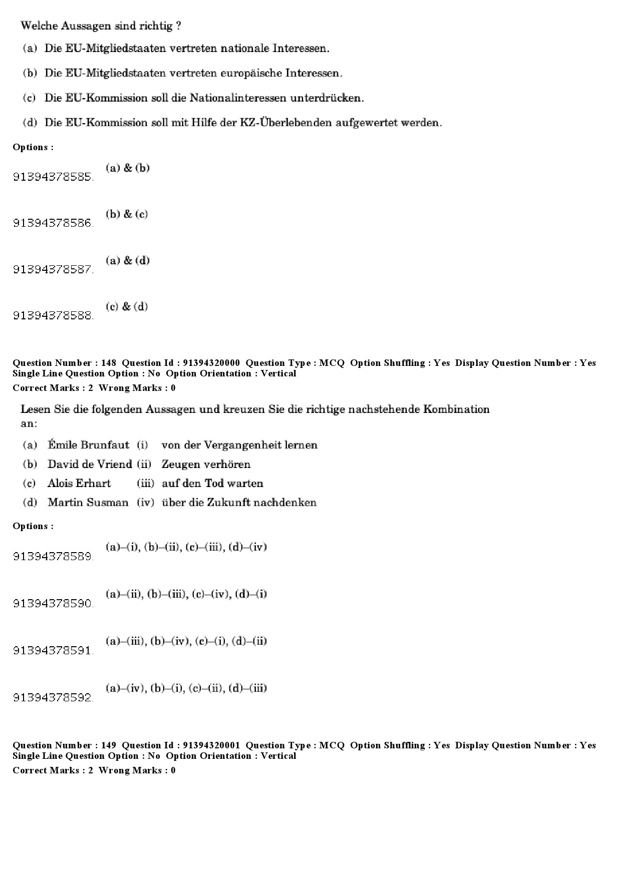 UGC NET German Question Paper December 2018 128