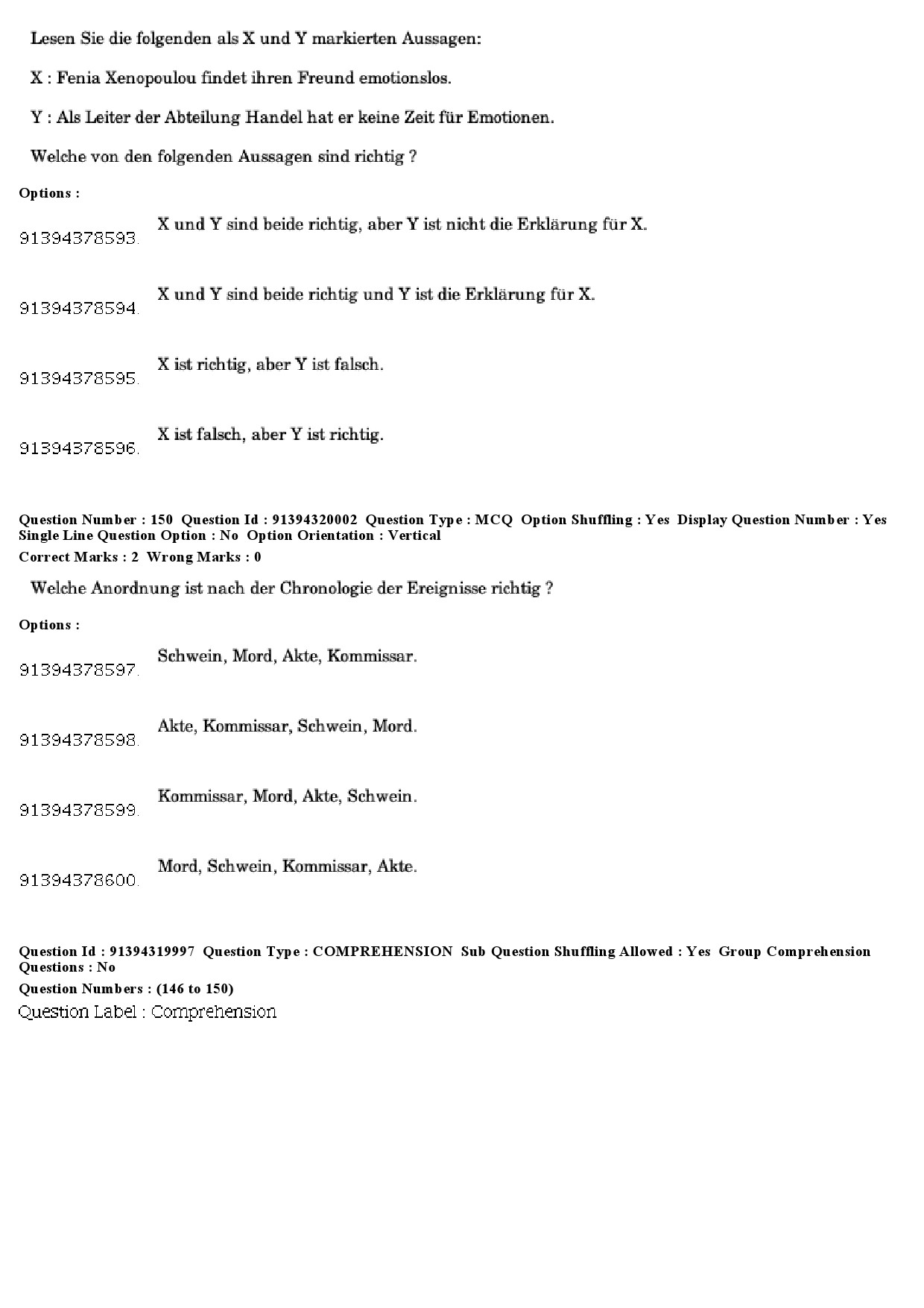 UGC NET German Question Paper December 2018 129