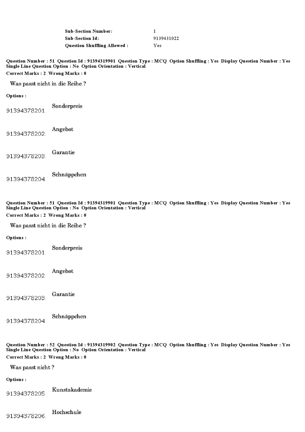 UGC NET German Question Paper December 2018 45