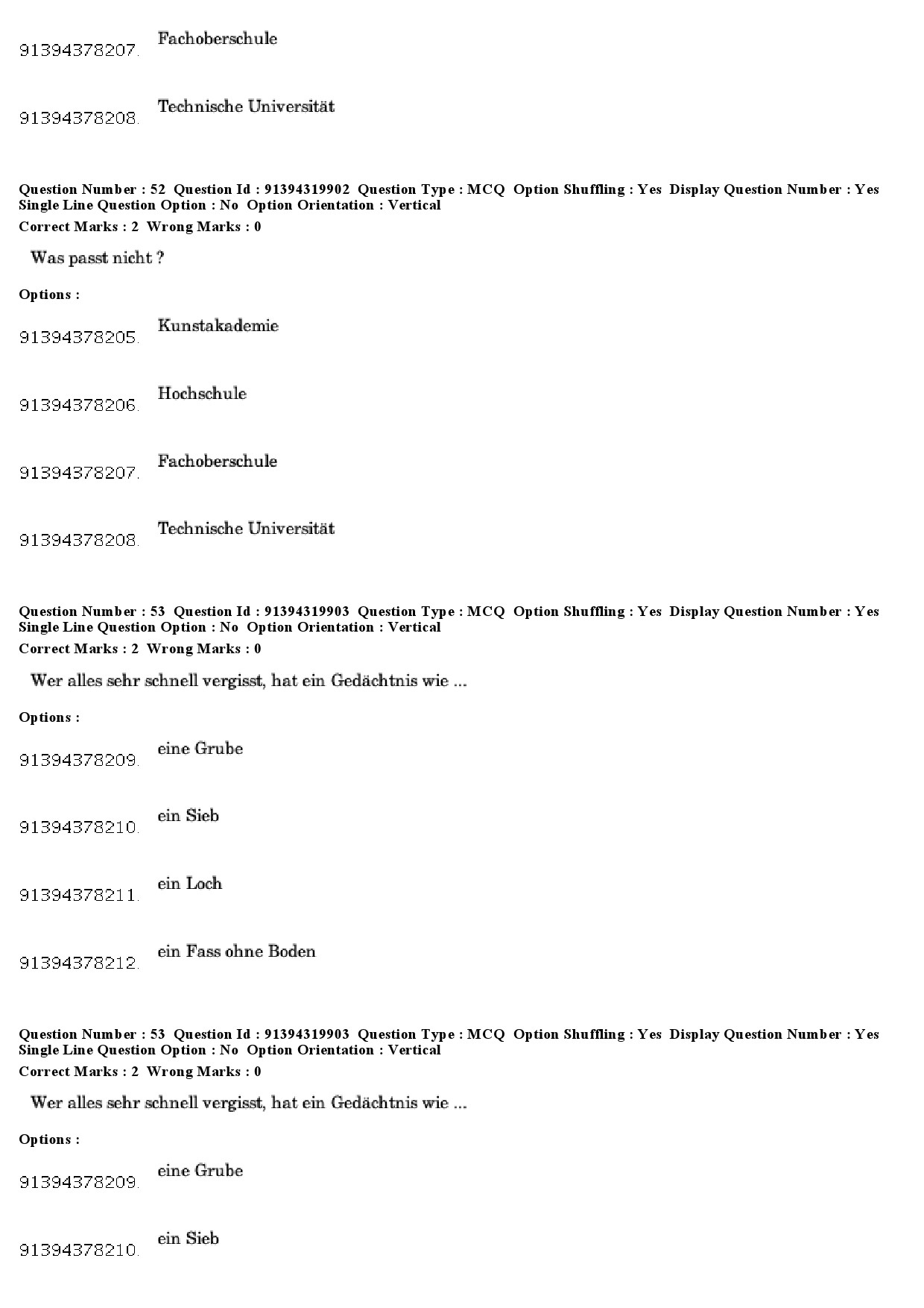 UGC NET German Question Paper December 2018 46