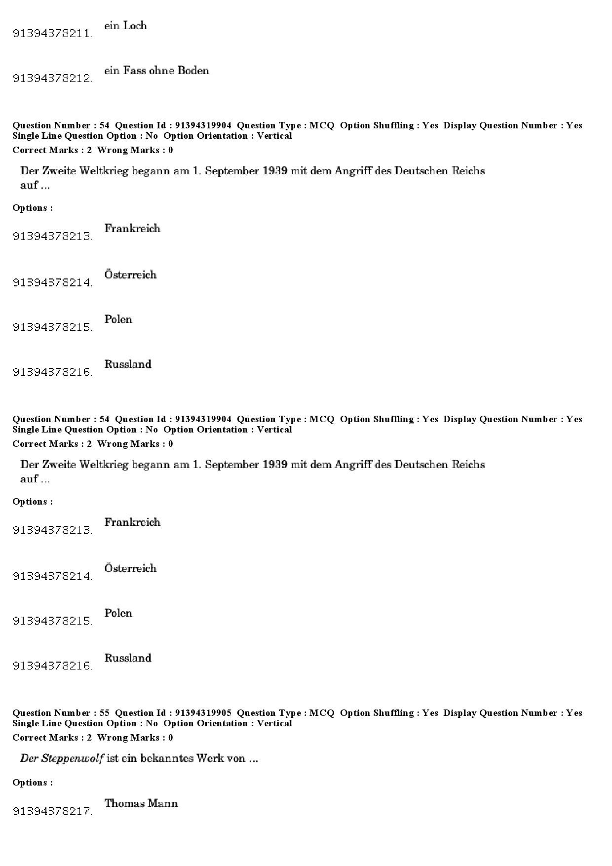 UGC NET German Question Paper December 2018 47