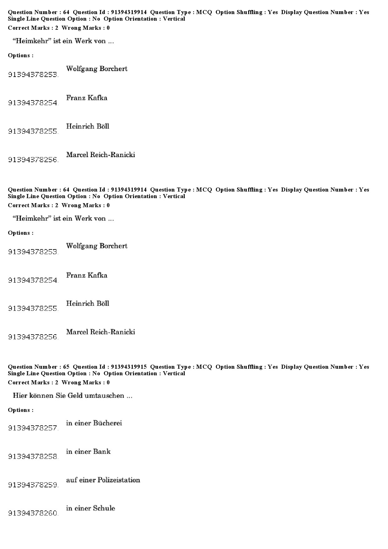 UGC NET German Question Paper December 2018 54