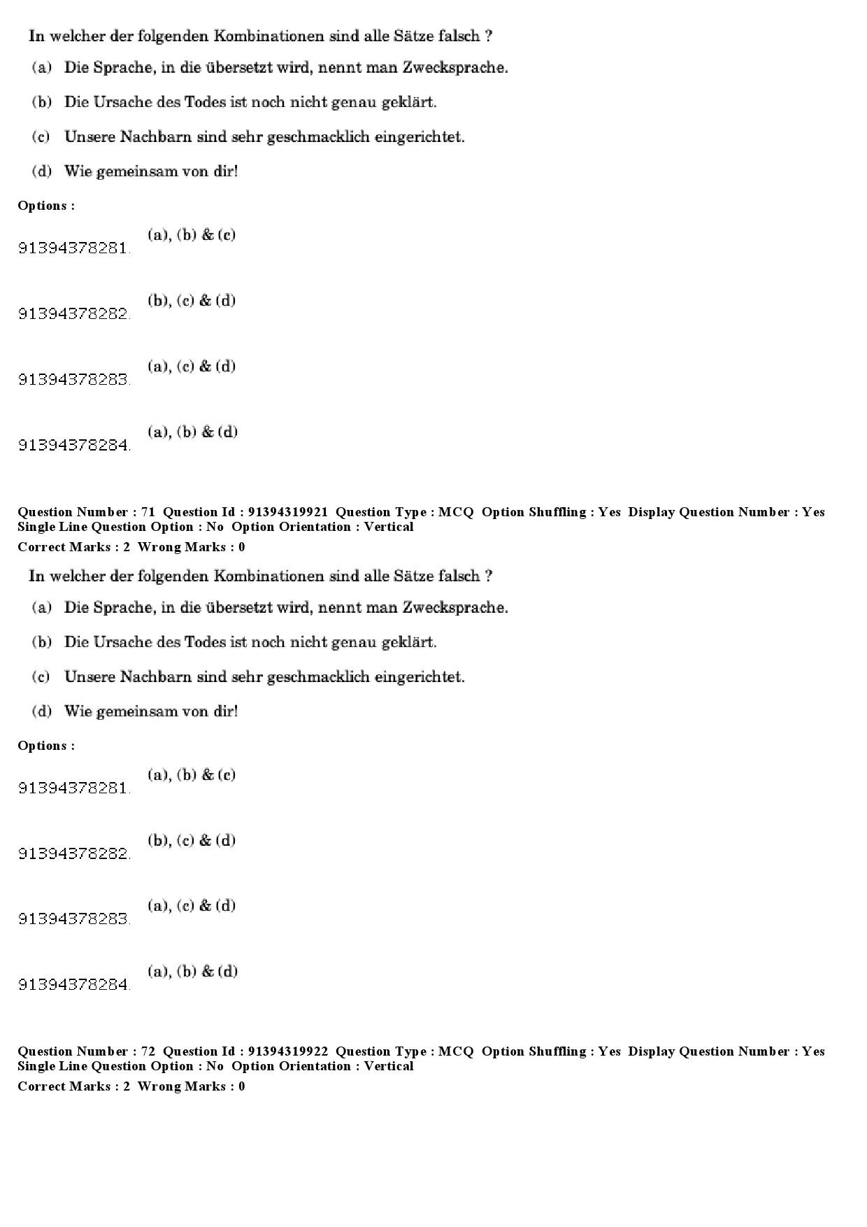 UGC NET German Question Paper December 2018 59