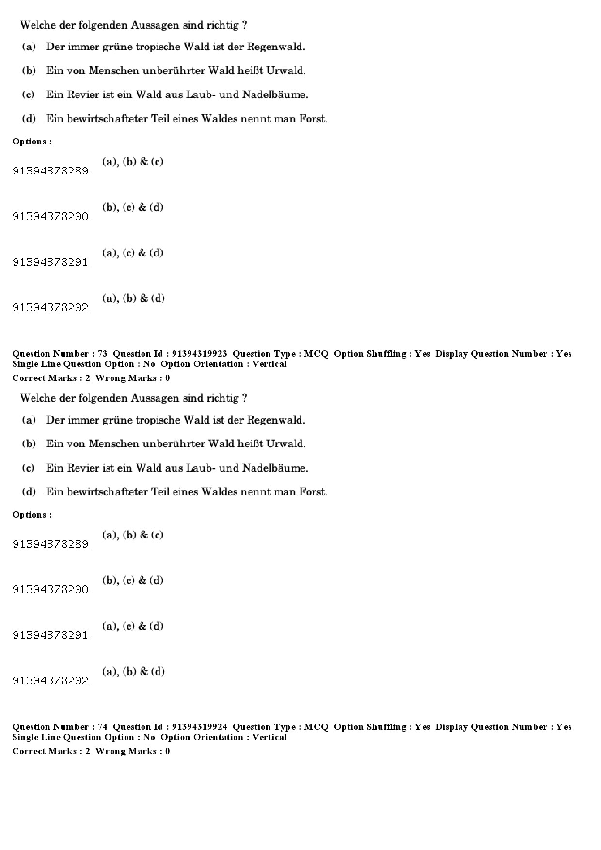 UGC NET German Question Paper December 2018 61