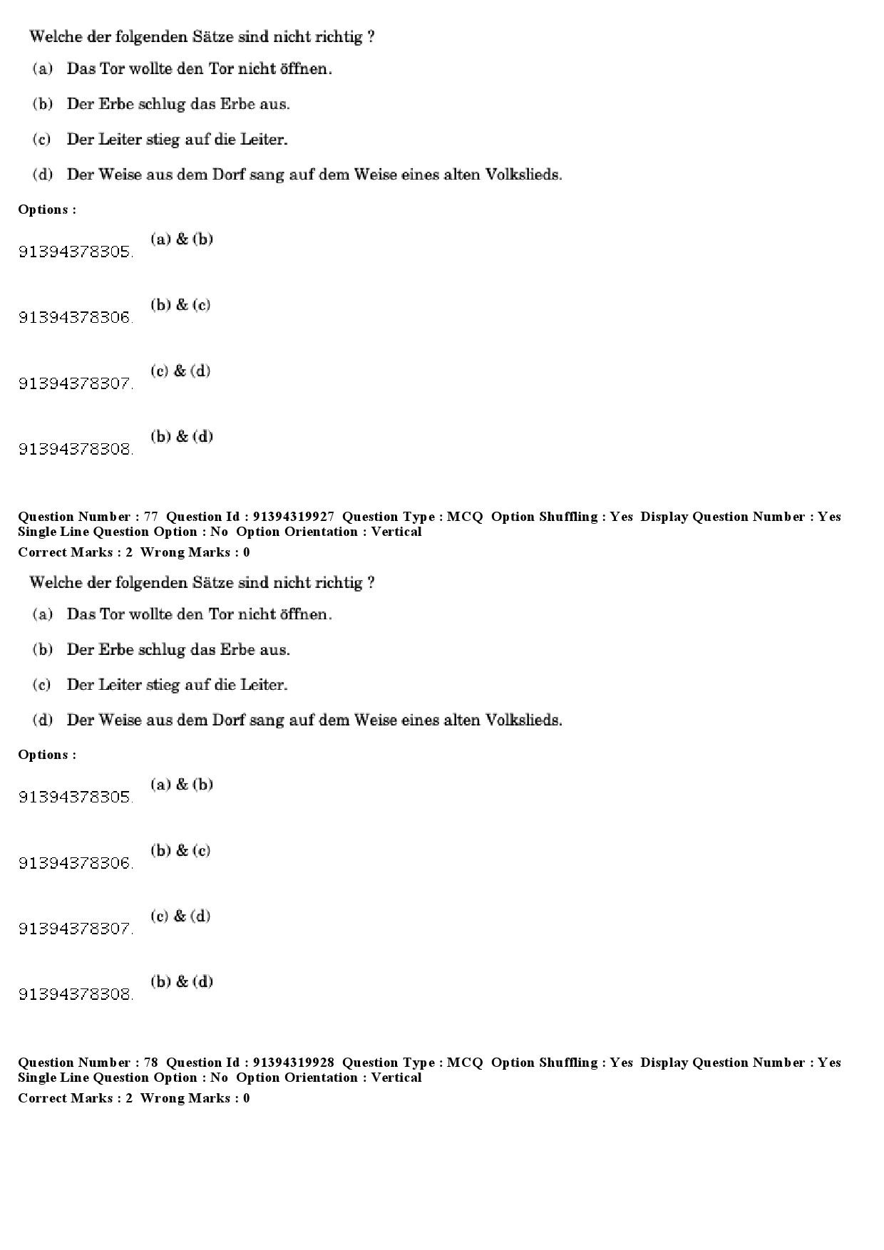 UGC NET German Question Paper December 2018 65