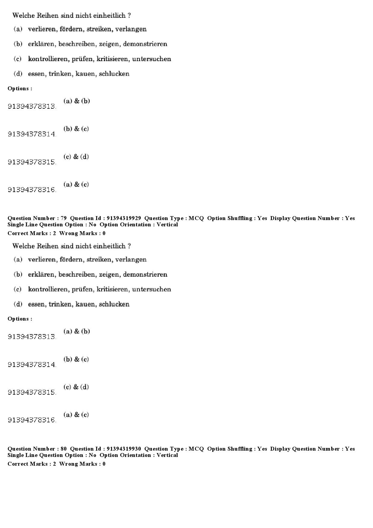 UGC NET German Question Paper December 2018 67