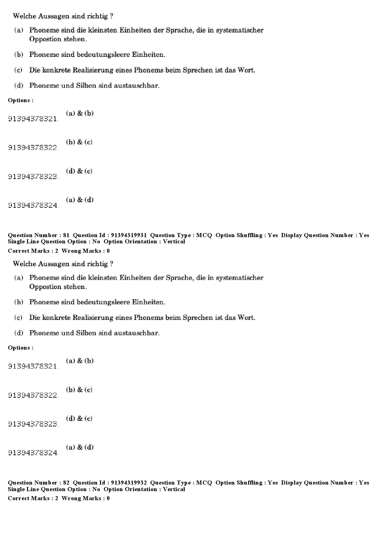 UGC NET German Question Paper December 2018 69