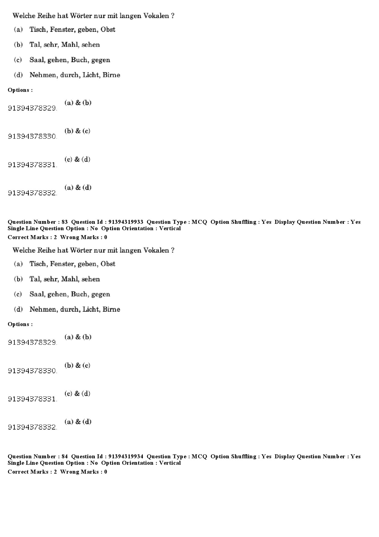 UGC NET German Question Paper December 2018 71