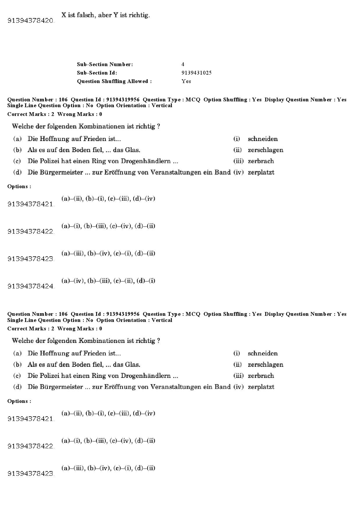 UGC NET German Question Paper December 2018 92