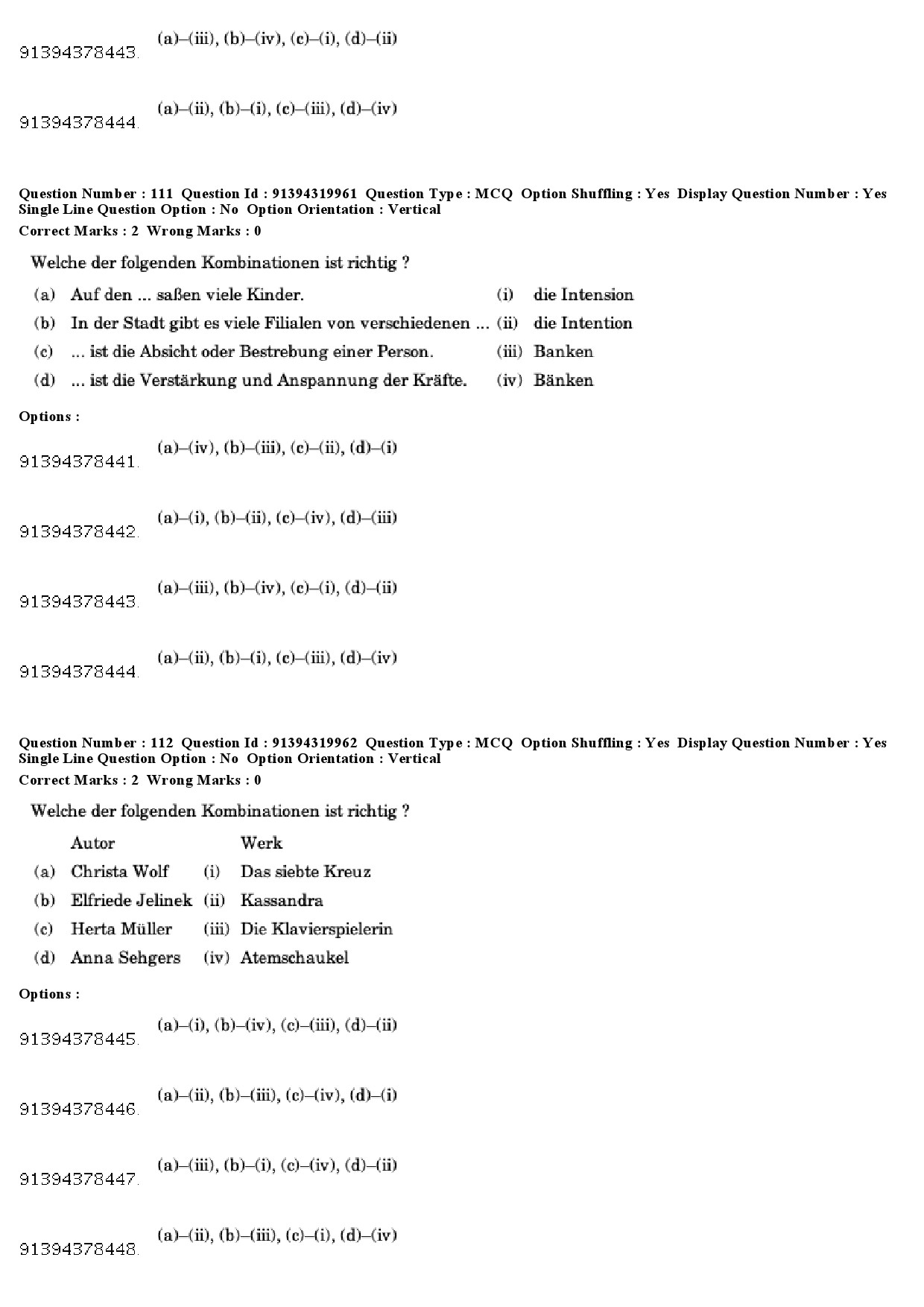 UGC NET German Question Paper December 2018 97