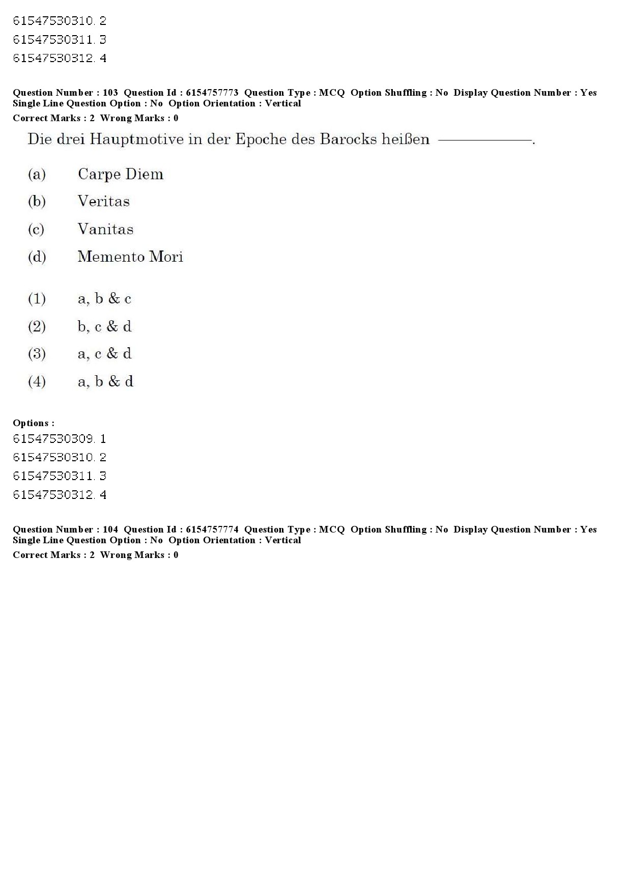 UGC NET German Question Paper December 2019 106