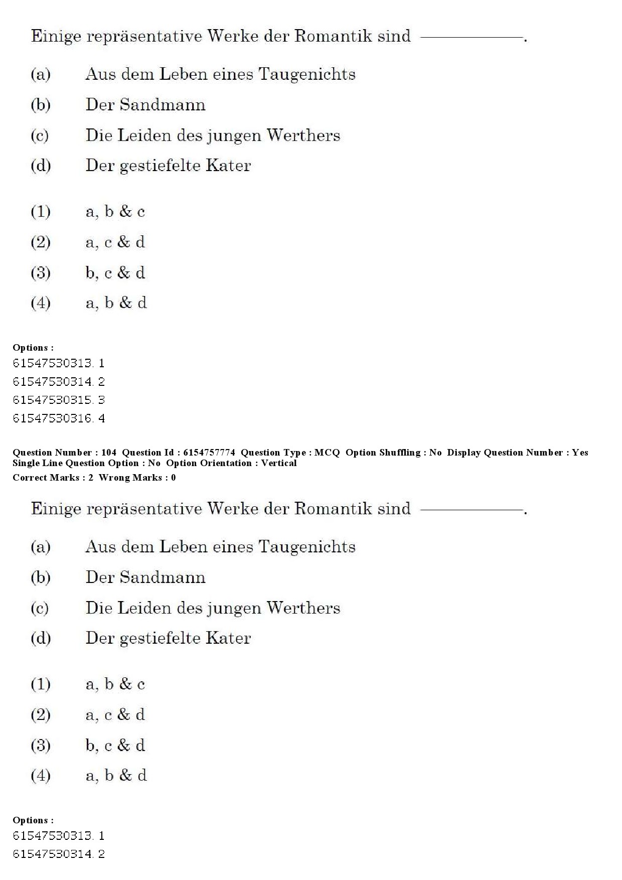 UGC NET German Question Paper December 2019 107