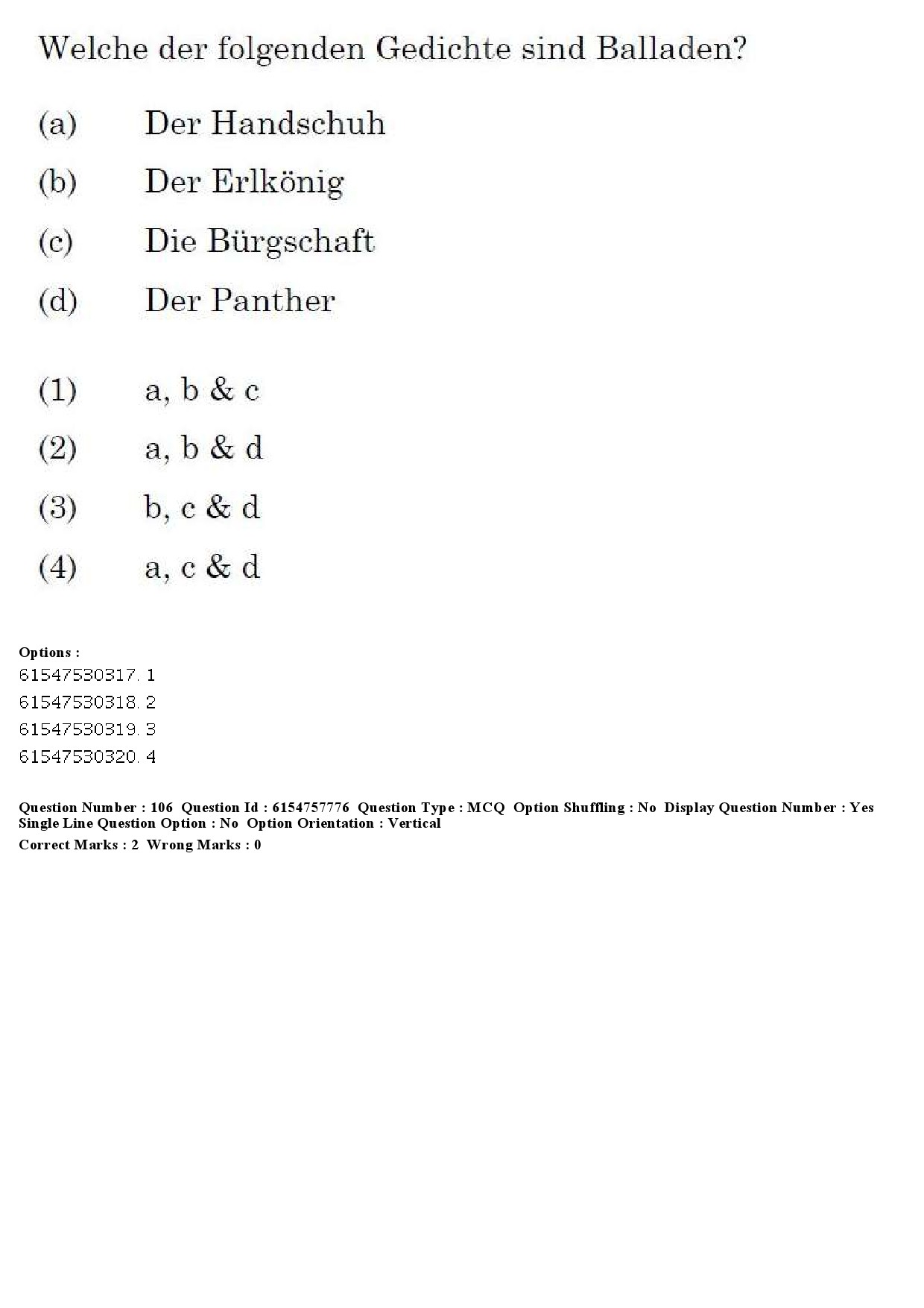 UGC NET German Question Paper December 2019 109