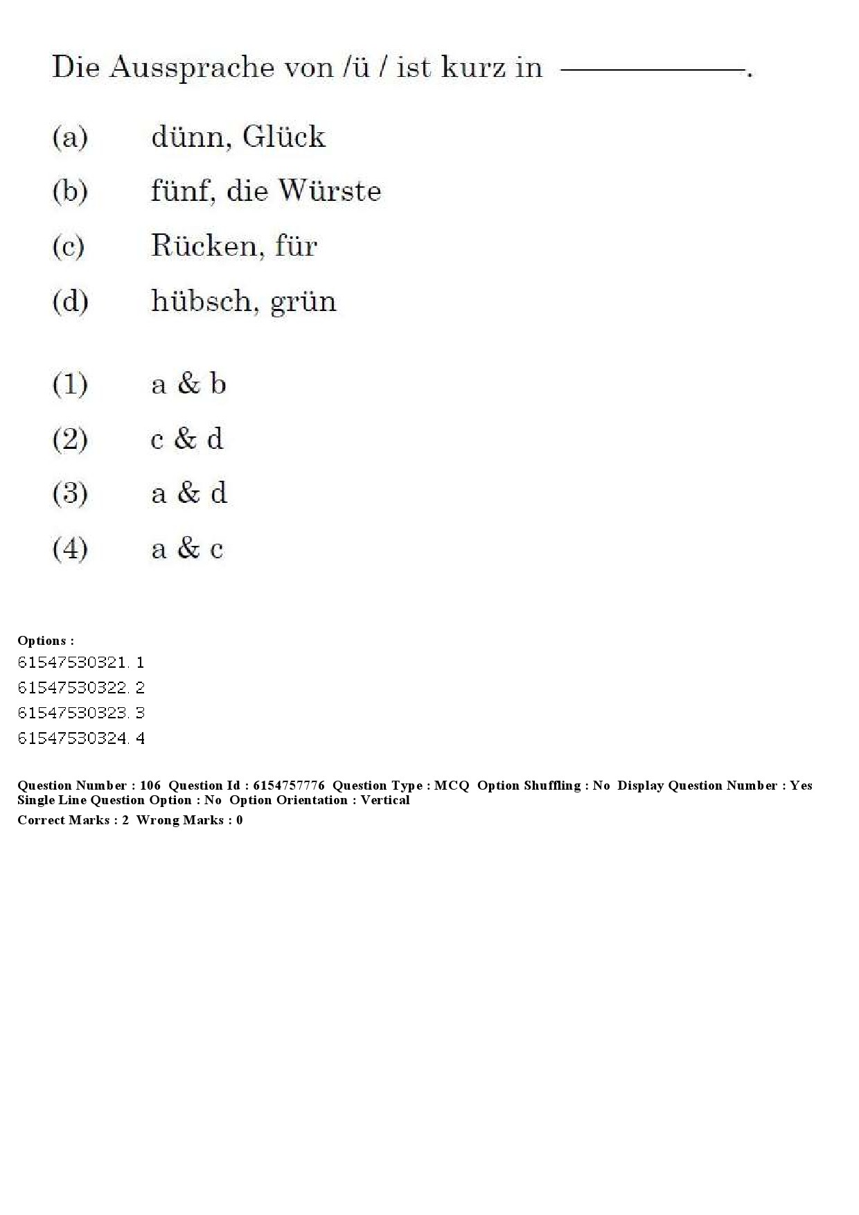 UGC NET German Question Paper December 2019 110